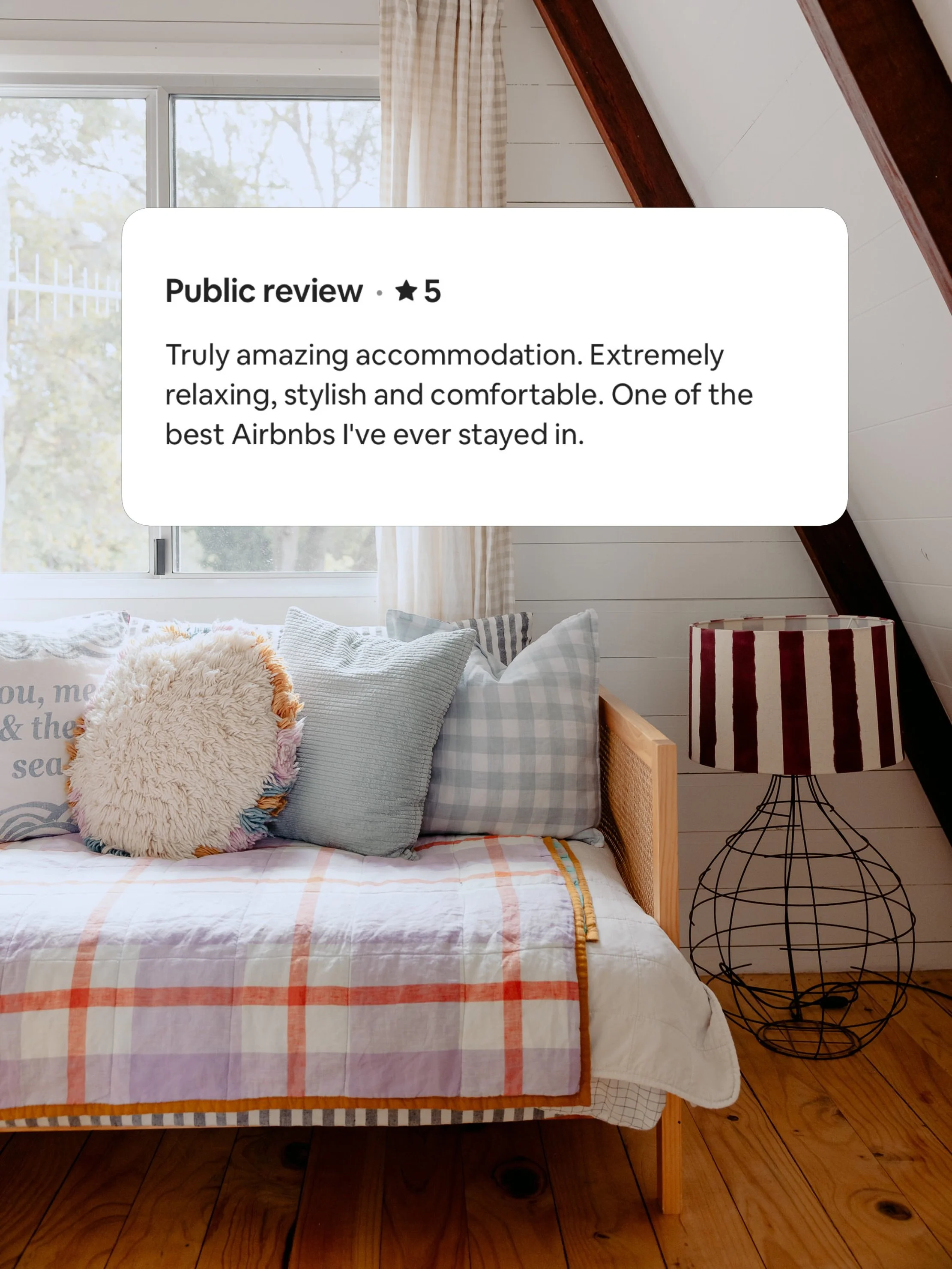 The loveliest people come to stay at the cabin and they leave us the loveliest reviews&hellip; come back soon friends ❤️