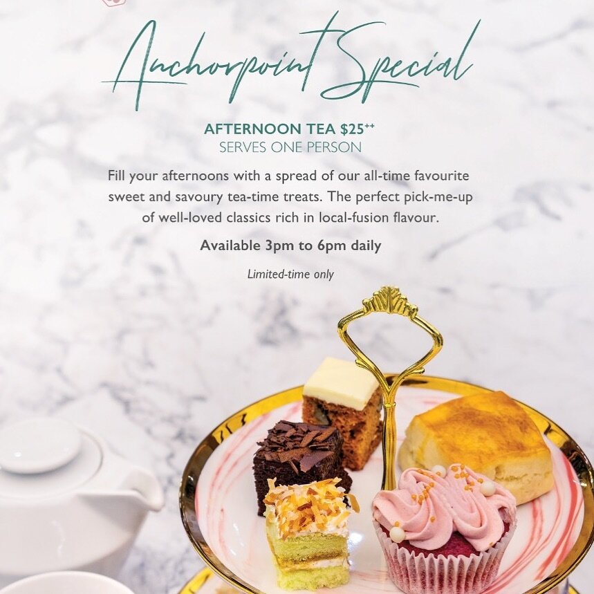 Hey there! Just a friendly reminder that our exclusive promotion with @themarmaladepantry at Anchorpoint is still ongoing! Treat yourself to their delicious Afternoon Tea Set for just $25. Swing by before it ends! 🫖🧁

#anchorpointsg #sgshopping #sg