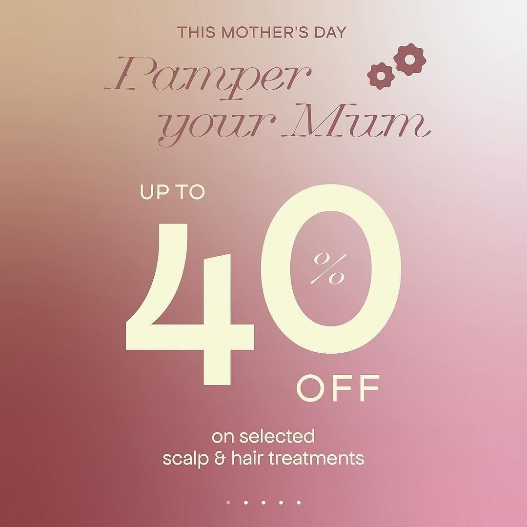 Make Mum feel extra special this Mother&rsquo;s Day at @nkhairworks!

From now to 19 May, shower Mum with love and pamper her with luxurious scalp and hair care treatments that will nourish her locks! 💇&zwj;♀️ 🫧

📍NK Hairworks, #B1-22