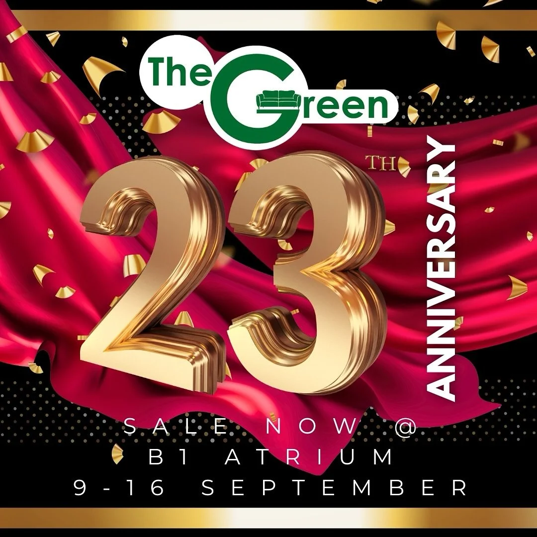 The Green Furnishing is marking 23 years with special anniversary prices right here at Anchorpoint. A lovely chance to bring home new pieces, whether you&rsquo;re starting fresh or simply updating the space you already love.

📍B1 Atrium