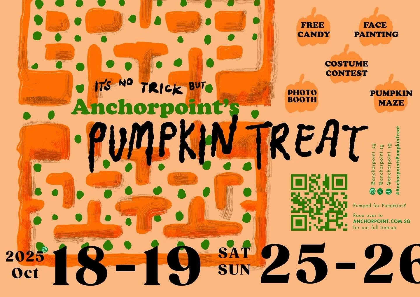 The wait is over &mdash; here&rsquo;s your digital Trick-or-Treat map and the full list of participating shops 🍬

📍 Collect your physical map from the registration counter at the B1 Atrium and get ready for a day of sweet surprises &mdash; Trick-or