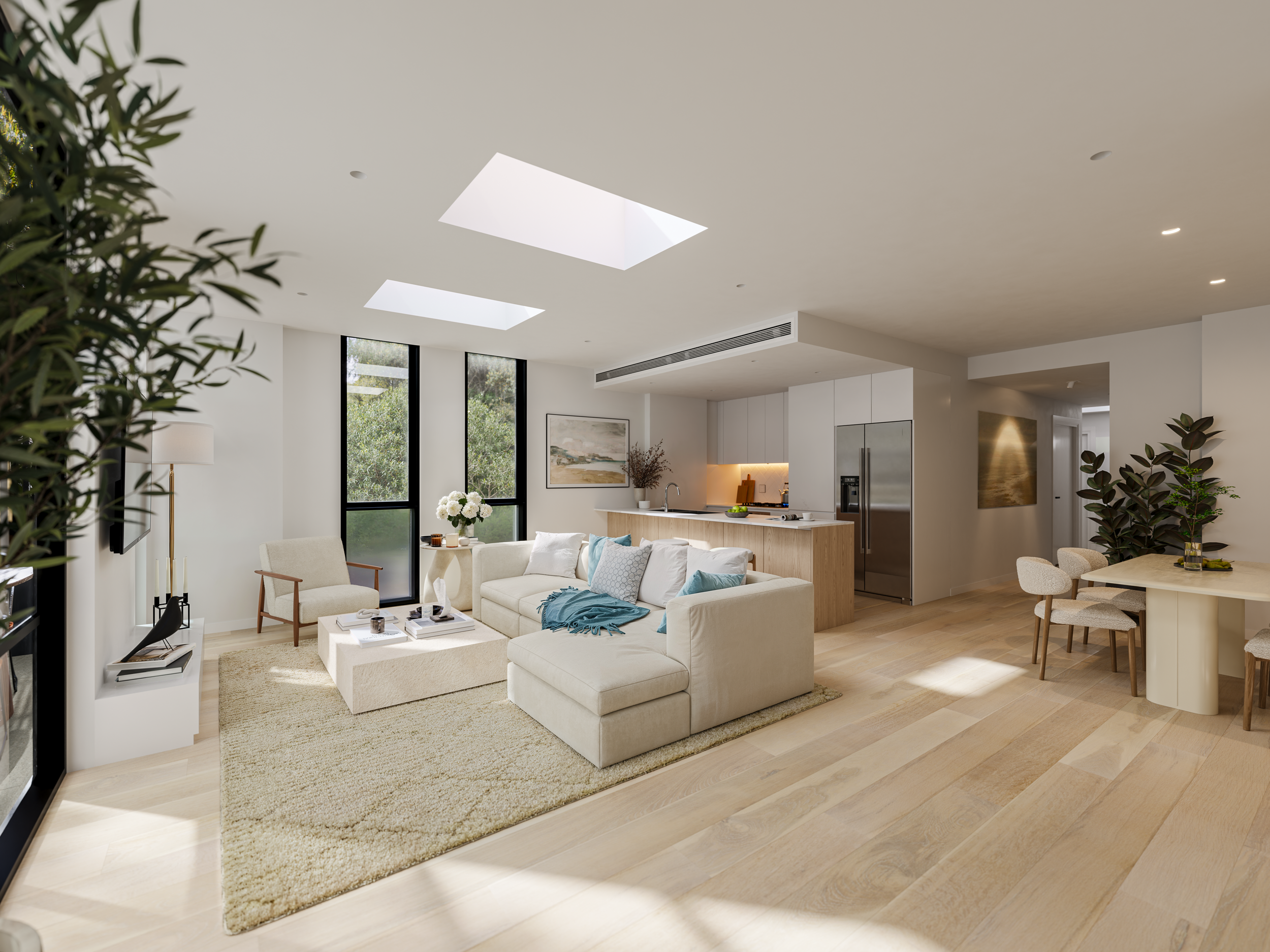 Photorealistic CGI livingroom
