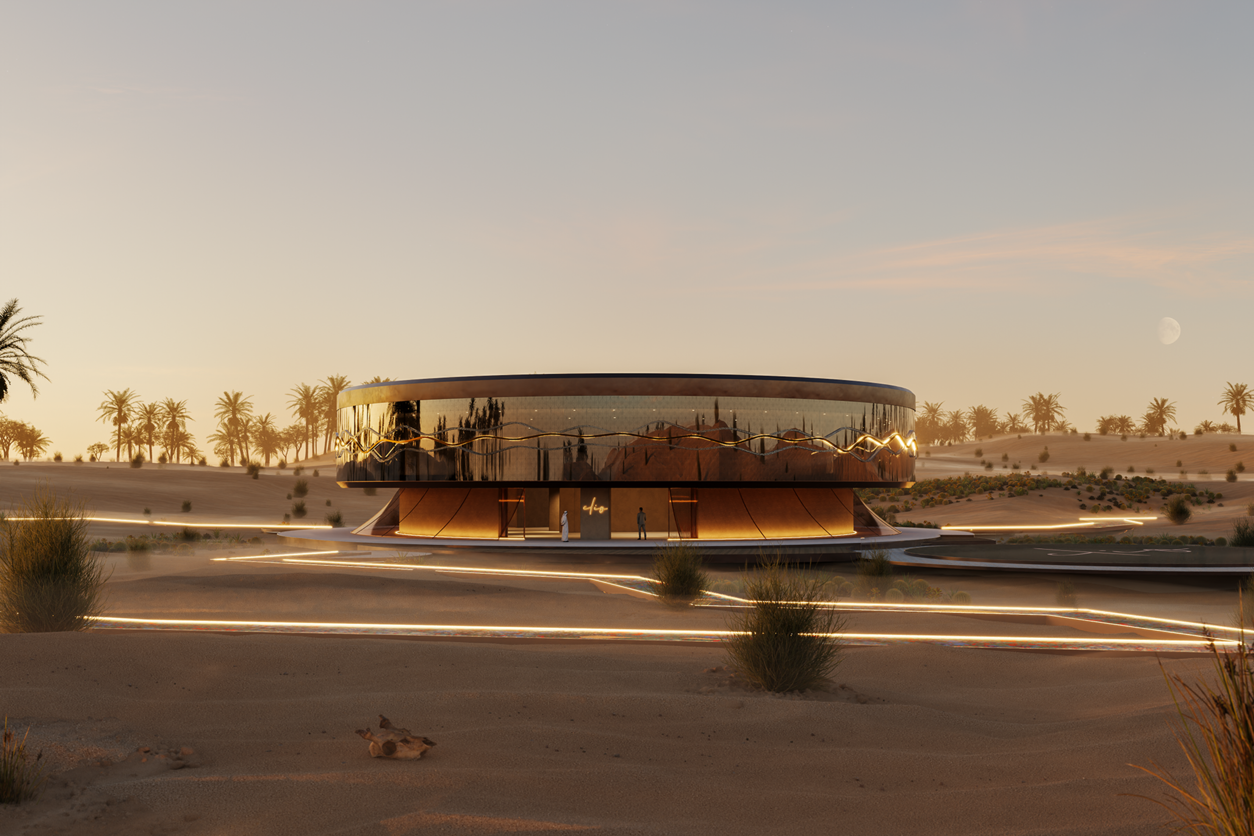 exterior CGI, iconic architecture CGI