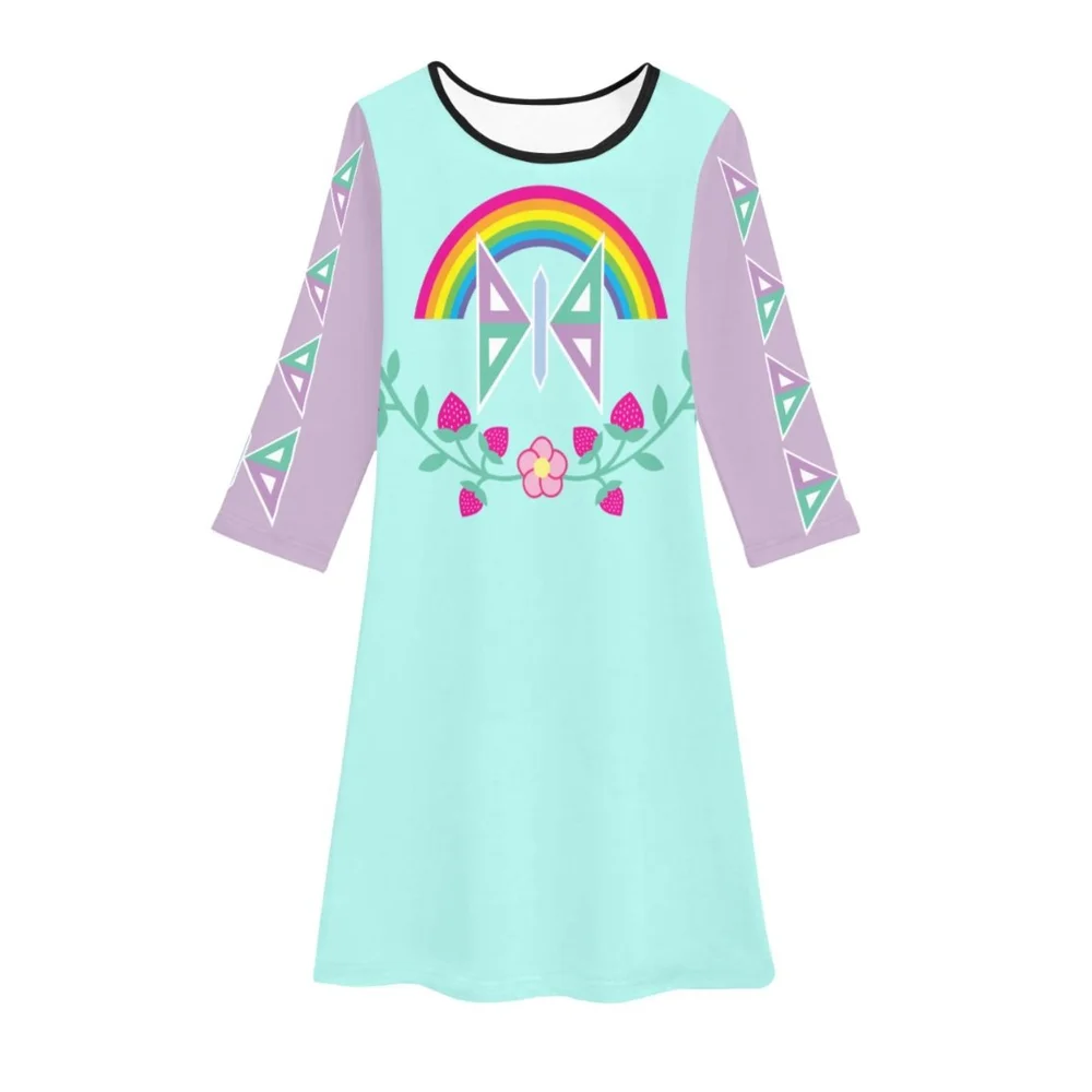 Butterfly Long Sleeve Dress  Niibiishenh