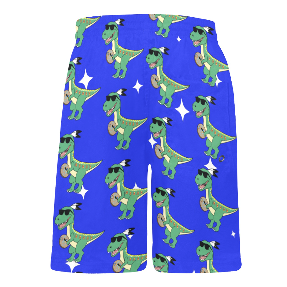 Kids Pow Wow Dino Swimming Trunks — Niibiishenh