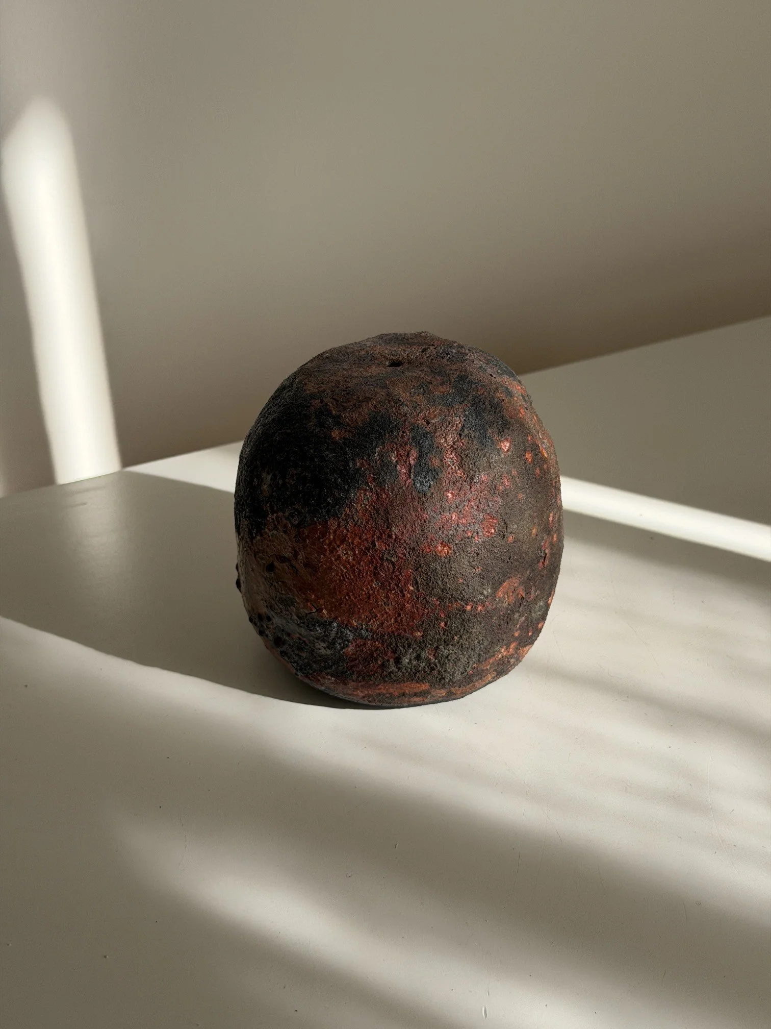 Small Raku Ceramic Vase