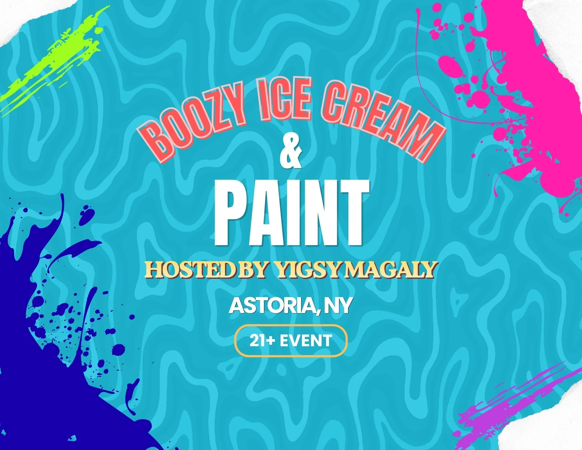 Boozy Ice Cream &amp; Paint