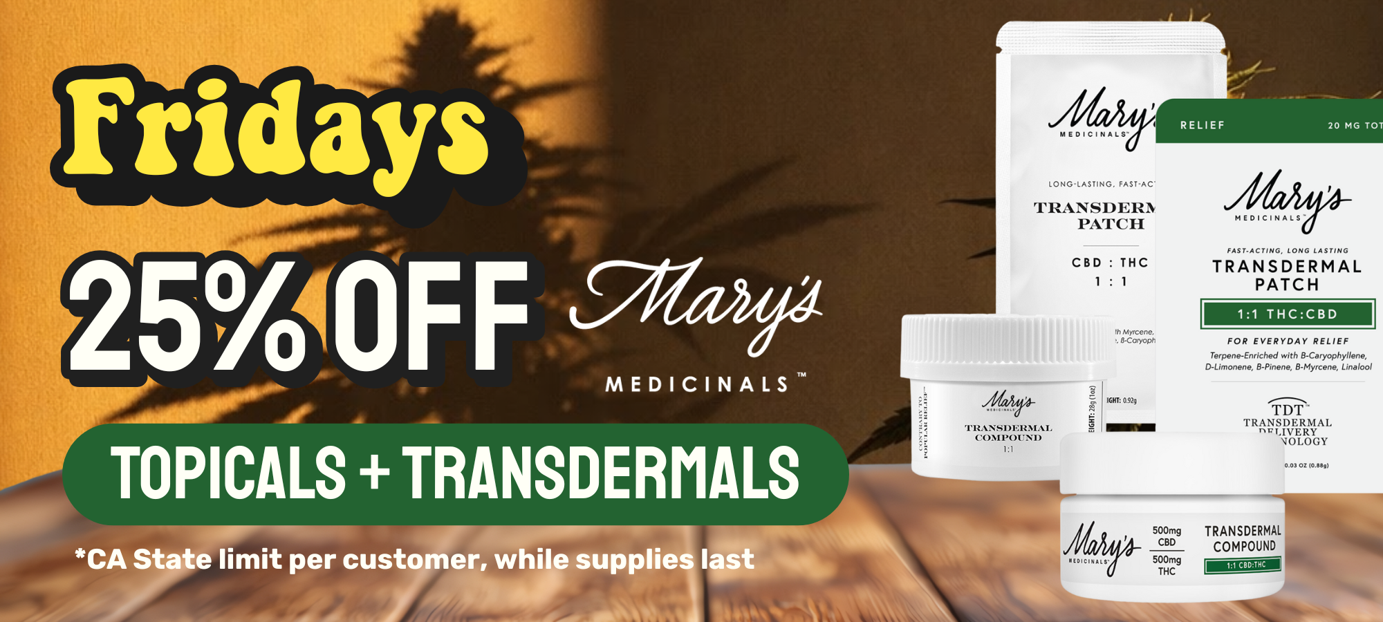 25% off Mary's Medicinals at The Hook.png
