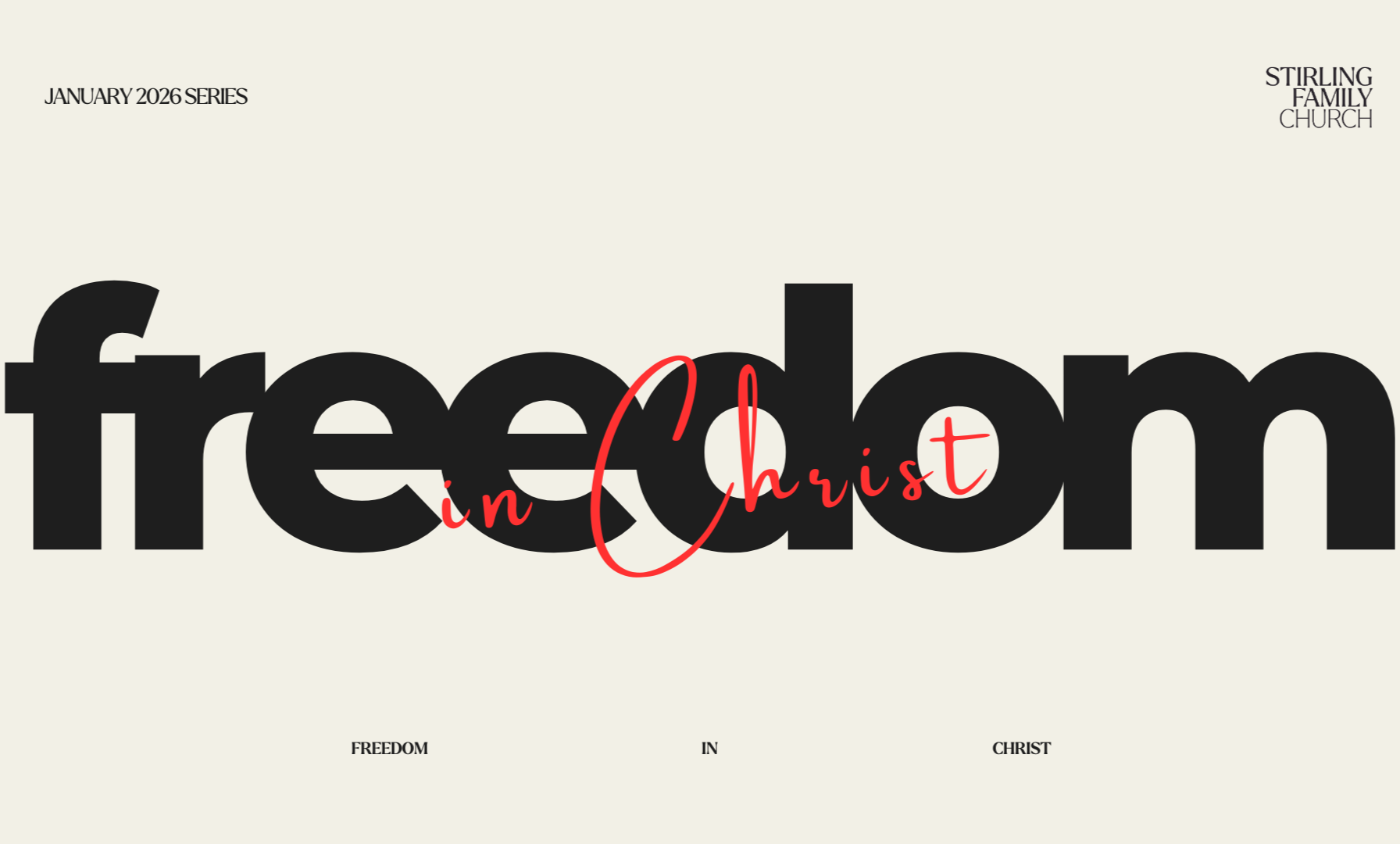 18 Jan 2026 - Freedom to be a child of God