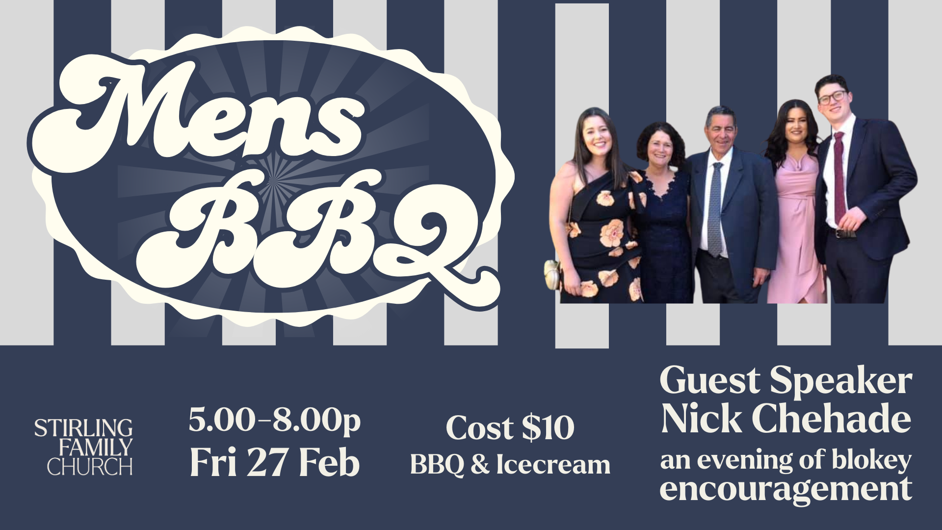 Mens BBQ - Guest Nick Chehade