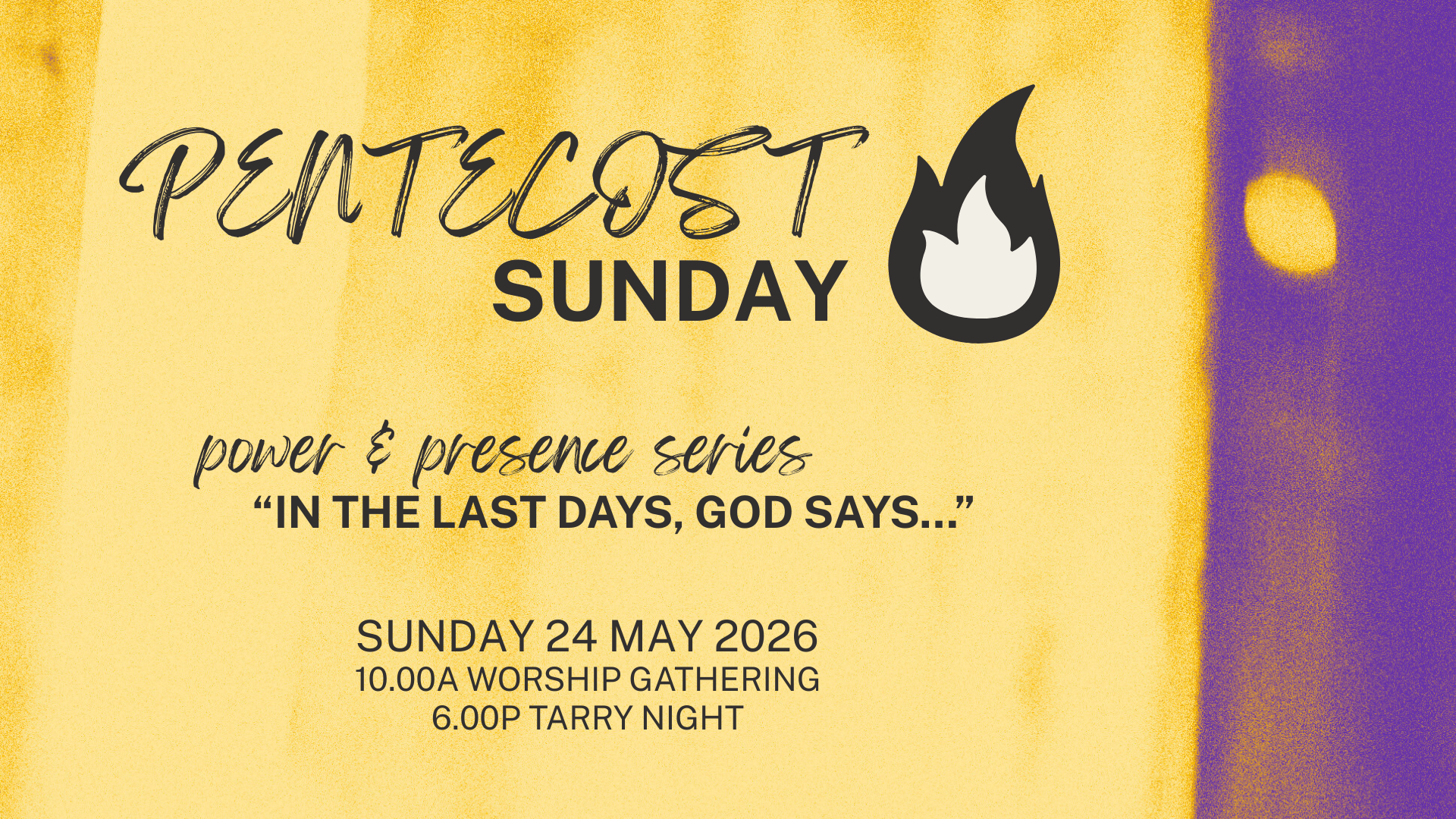 Pentecost Sunday