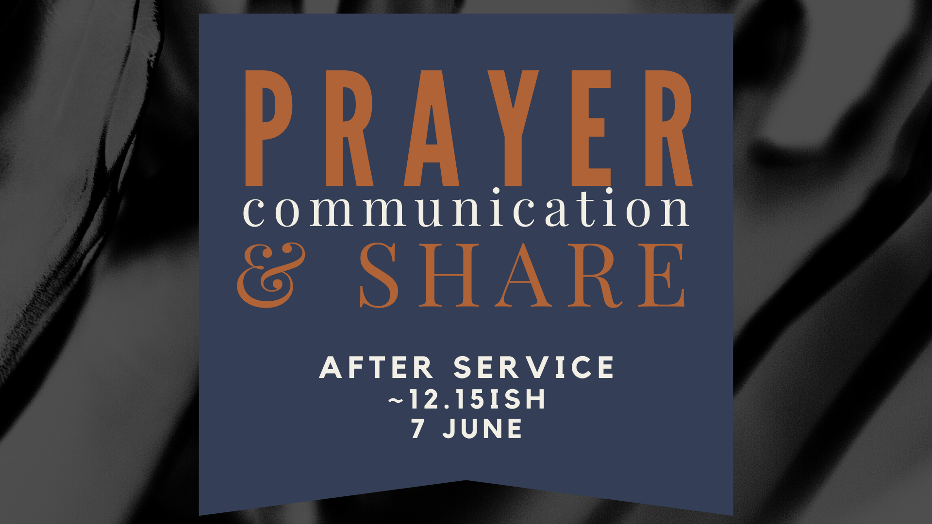 Prayer Communication and Share 