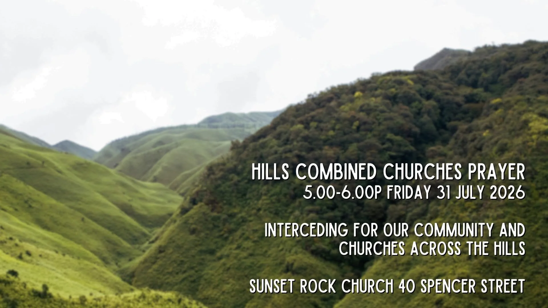 Hills Combined Churches Prayer