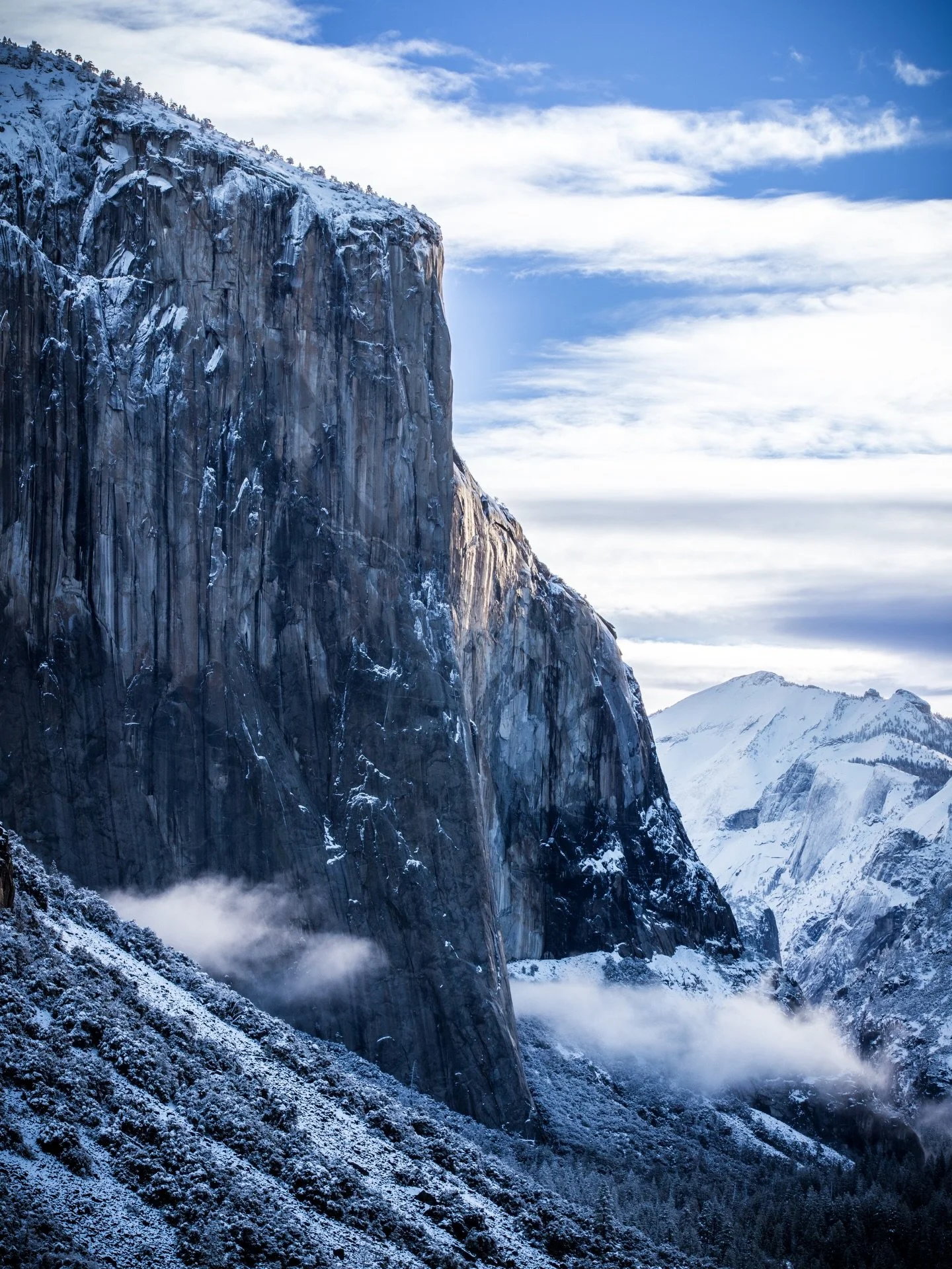 My favorite time to be in the park is right after a snowstorm. The snow blankets the valley and the only sounds you can hear are of distant waterfalls plunging off the steep cliffs.

Prints of this photo are available on my website.

#Yosemite #Yosem