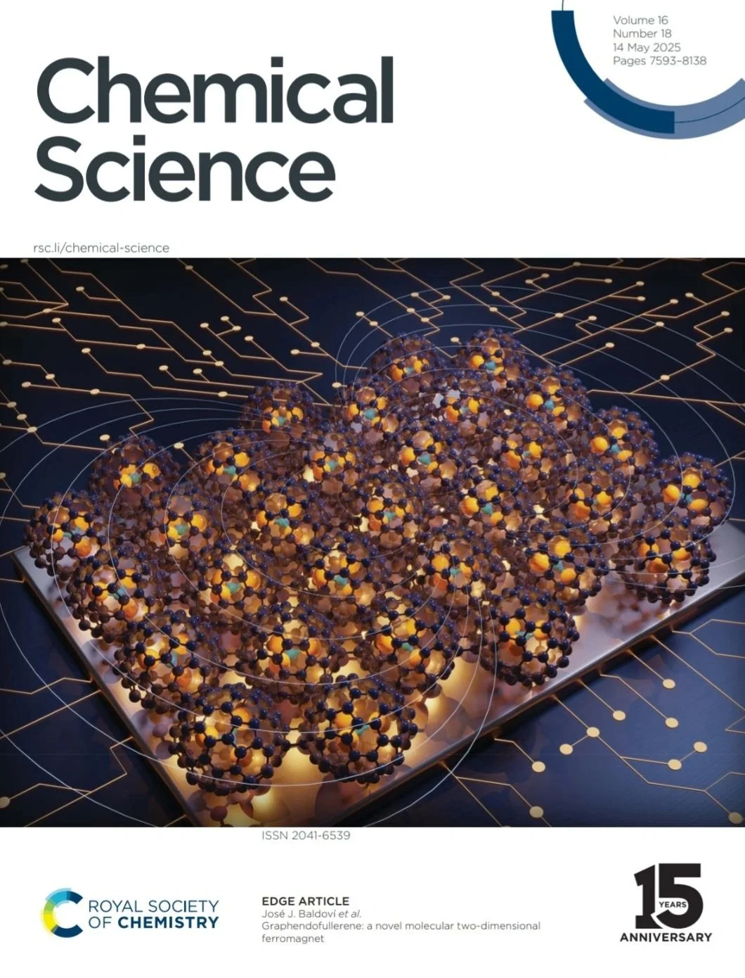 Graphendofullerene: a novel 2D magnetic material (Baldovì Group - Universitat de Valencia)
