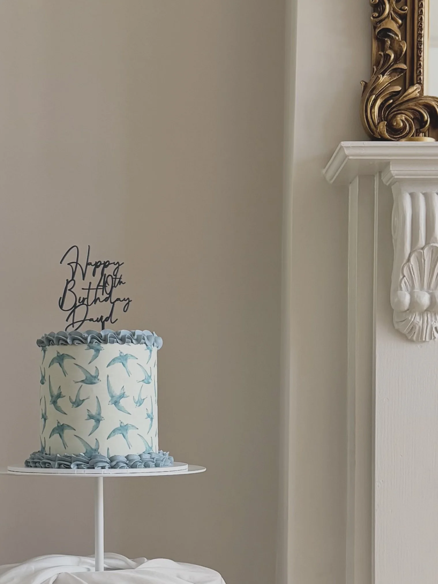 luxury celebration cake for special birthday in altrincham