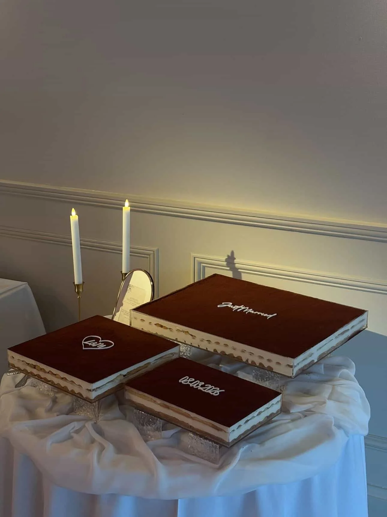 wedding tiramisu Manchester. wedding tiramisu Cheshire. giant tiramisu.