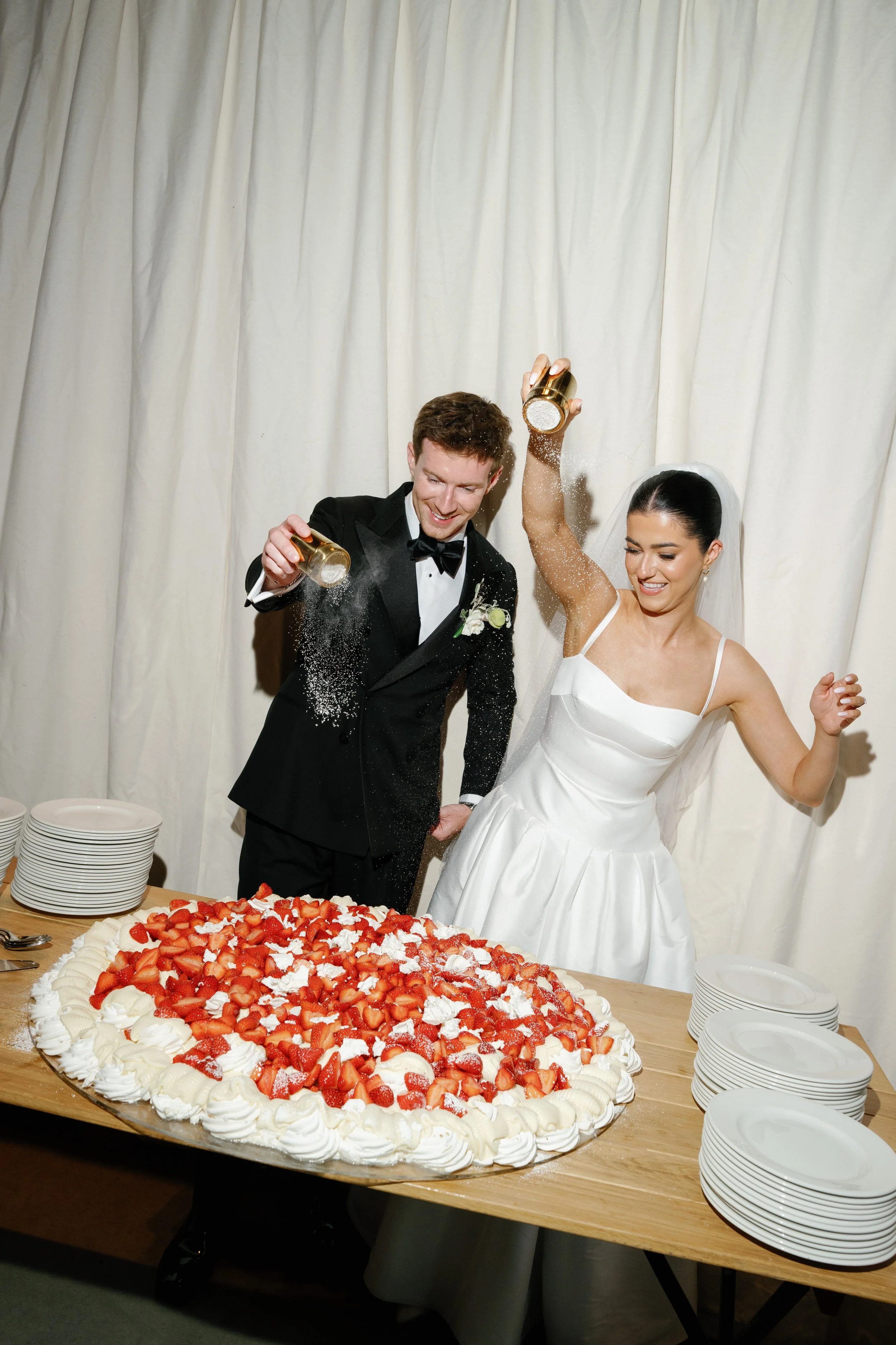 Giant wedding pavlova for wedding cake alternative
