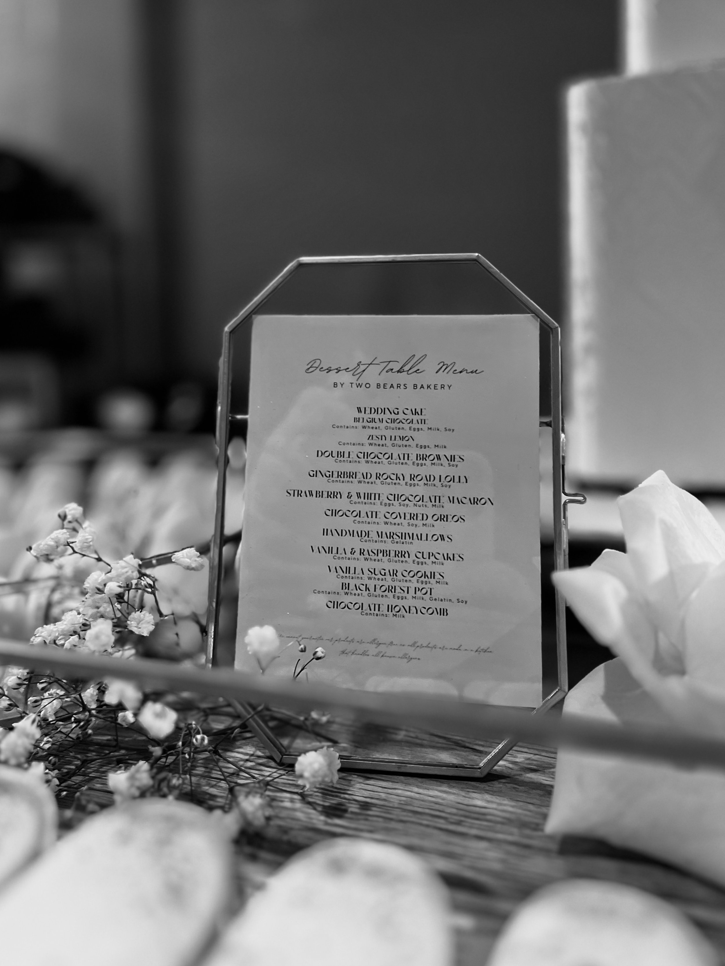 Wedding dessert table manchester and cheshire