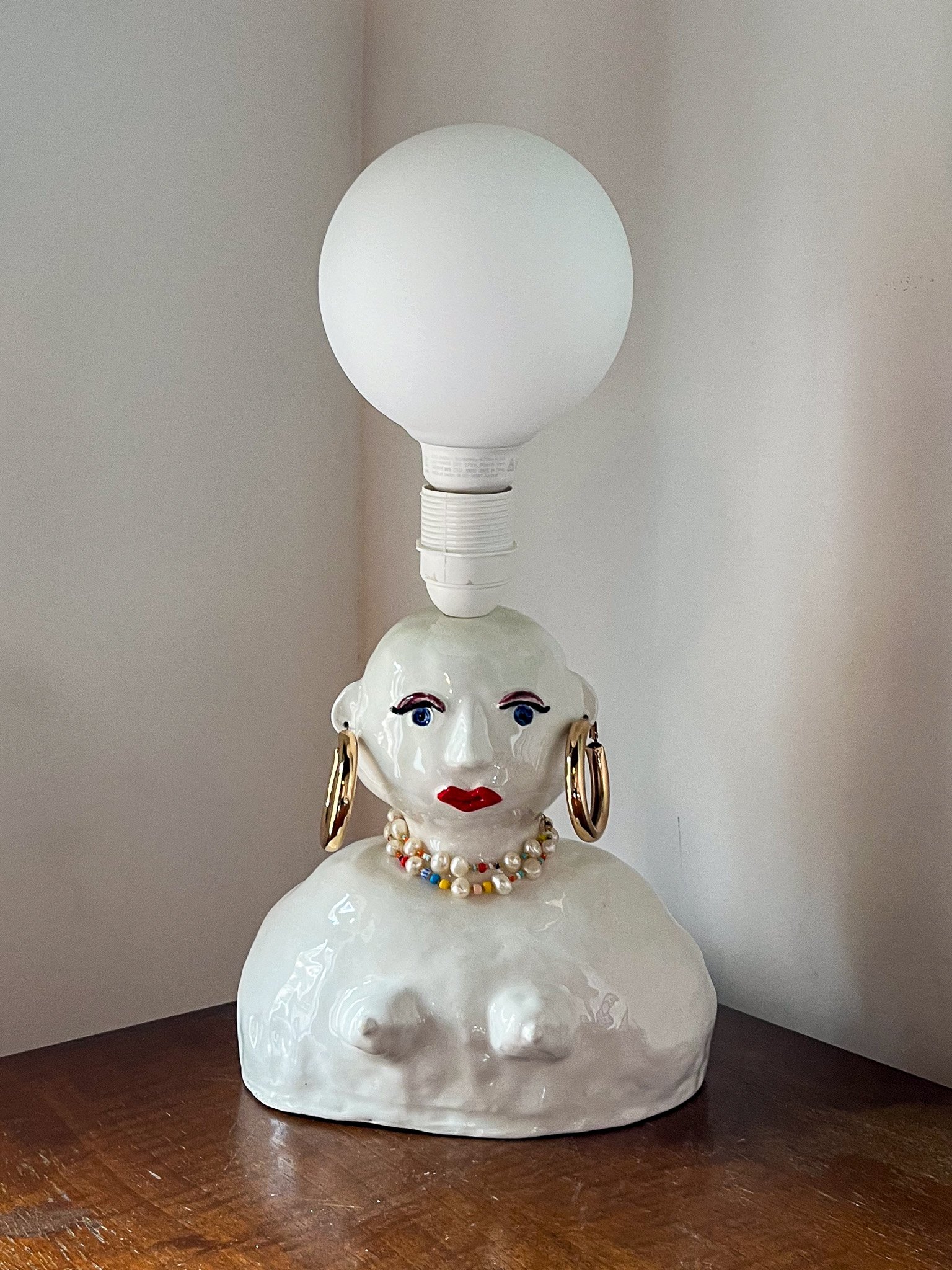 lamp - ceramic and glaze