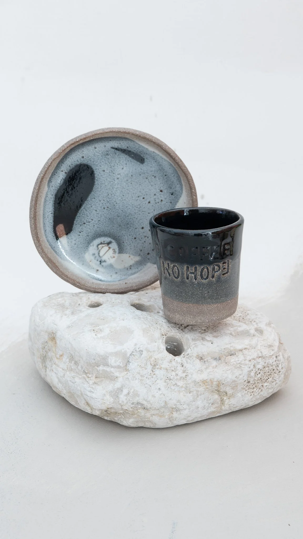 Espresso Set "No coffee no hope"