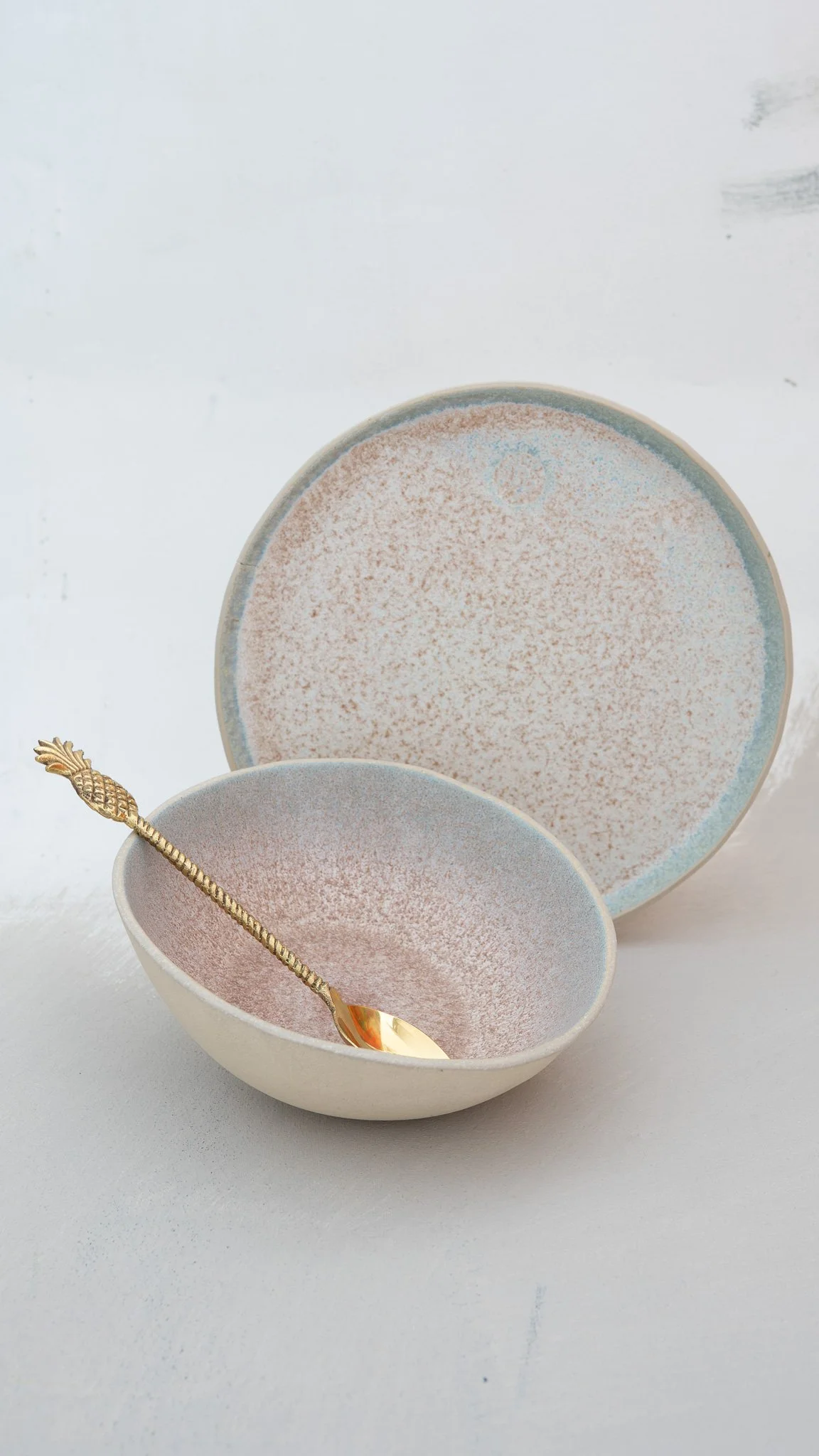 Plate & Bowl Set "Happy Sunset"