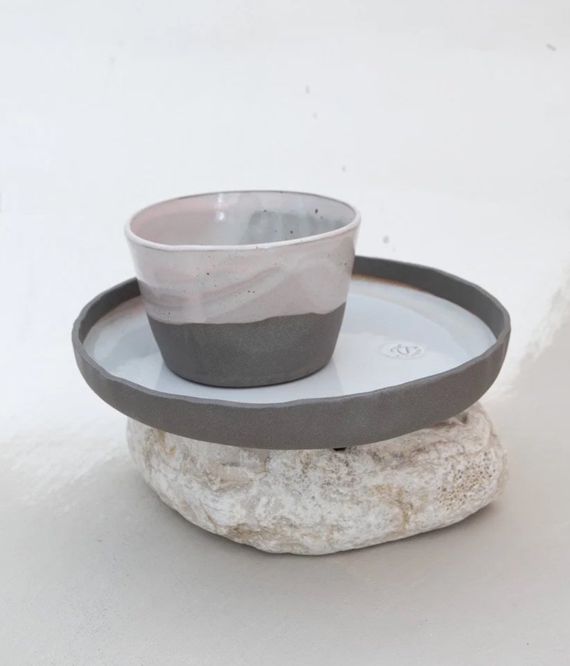 Plate & Cup Set "Morgenlicht"