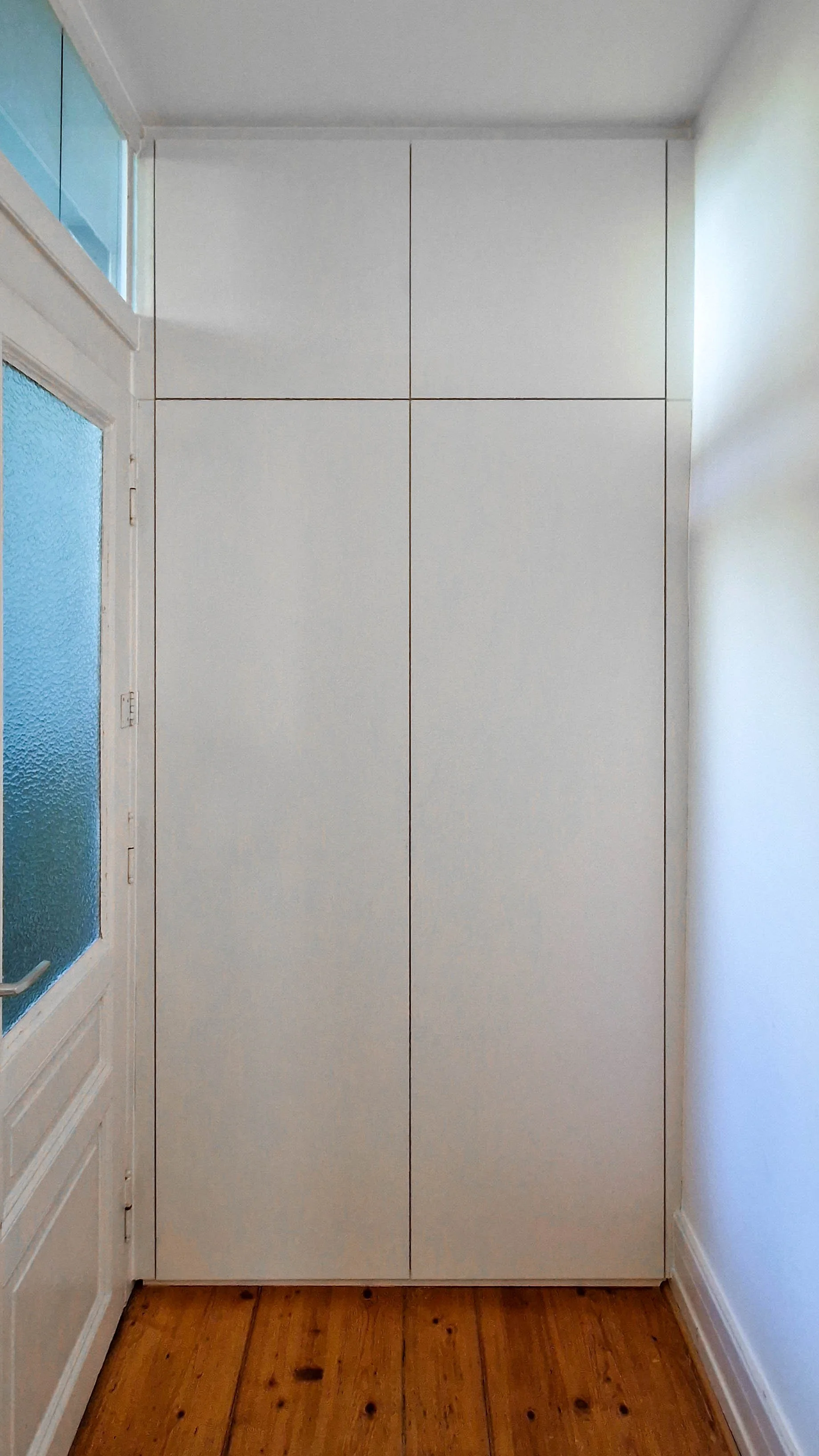 Garderobe in der Flurnische