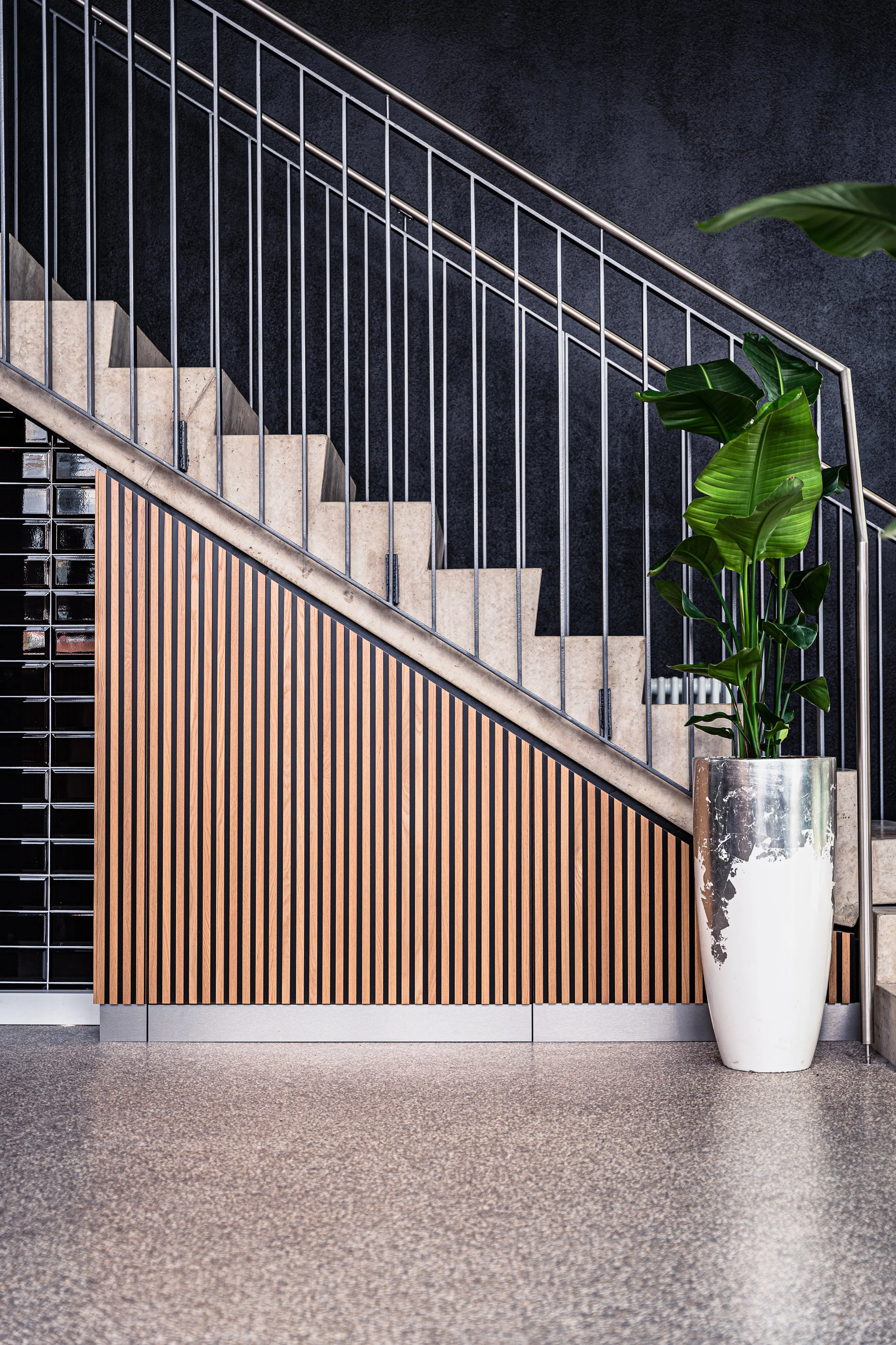 Treppenstauraum mit Design