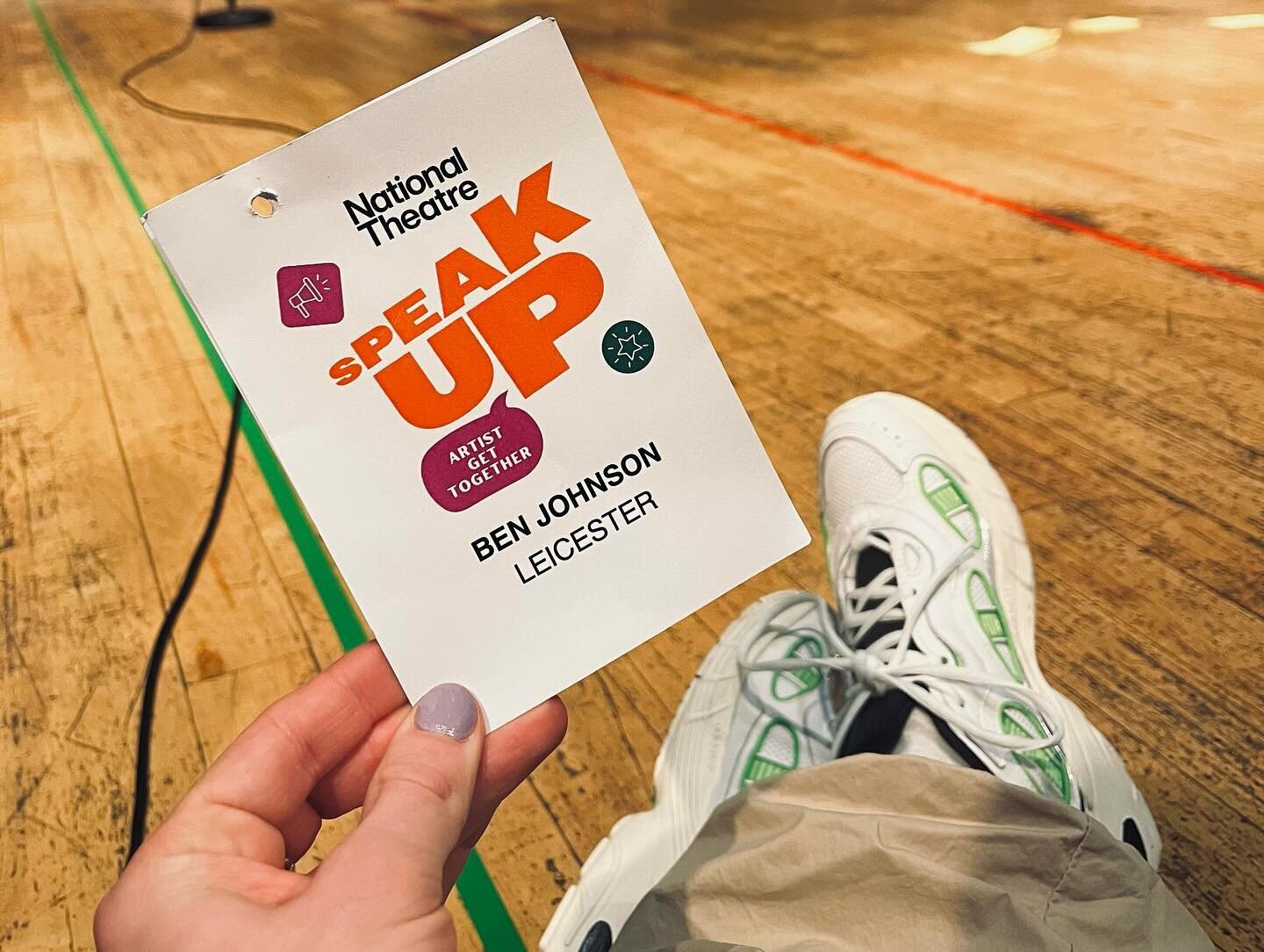 Thanks to @nationaltheatre for hosting two intense and inspiring days up in Stoke-On-Trent for us &lsquo;Speak-Up&rsquo; Artists. Proud to be a part of this project with so many other artists across the UK ✊🏼#ntspeakup