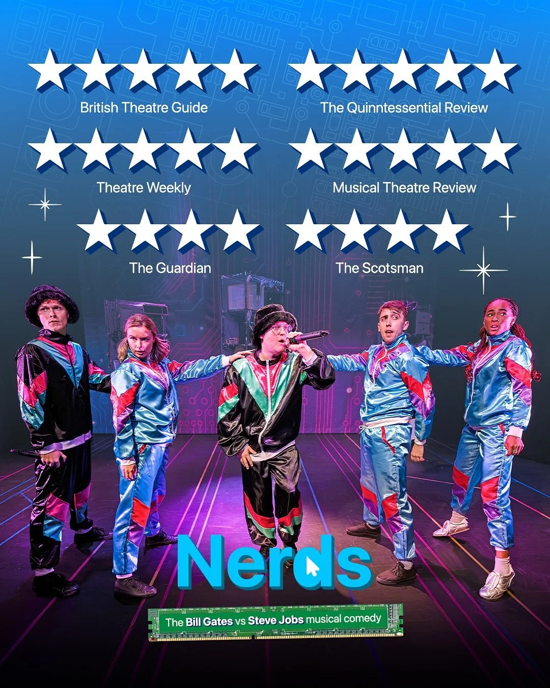 Catch our &lsquo;Nerds&rsquo; in action at @edfringe!
We&rsquo;re on at 12:30pm daily at The Underbelly, Bristo Square &mdash; Geeking out over the reviews ⭐️⭐️⭐️⭐️⭐️
-
@nerdsmusicaluk @paul_taylor_mills @underbellyedinburgh