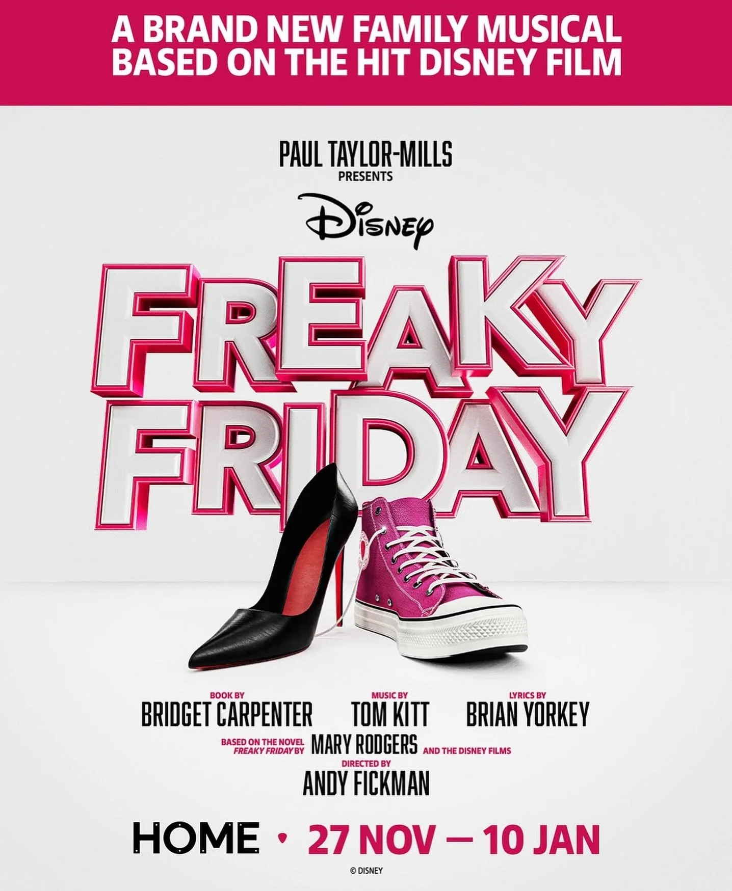 Let&rsquo;s get FREAKY! 👠✨💕
Thrilled to be joining @freakyfridayuk at @homemcr as Associate Director &mdash; working with the powerhouse @paul_taylor_mills and the iconic @herrdirektor, a director I&rsquo;ve admired for years. LET&rsquo;S GO! 
-
🎬