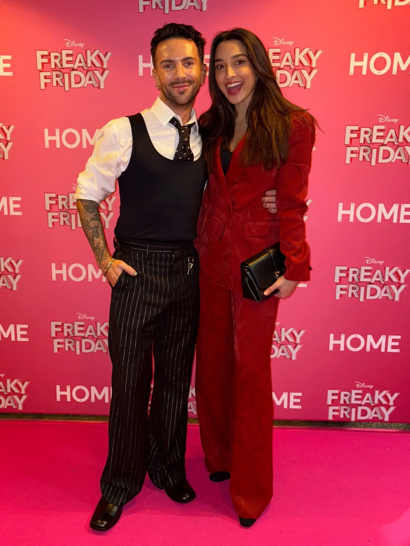 On Monday, we rolled out the pink carpet for @freakyfridayuk at  @homemcr 💕