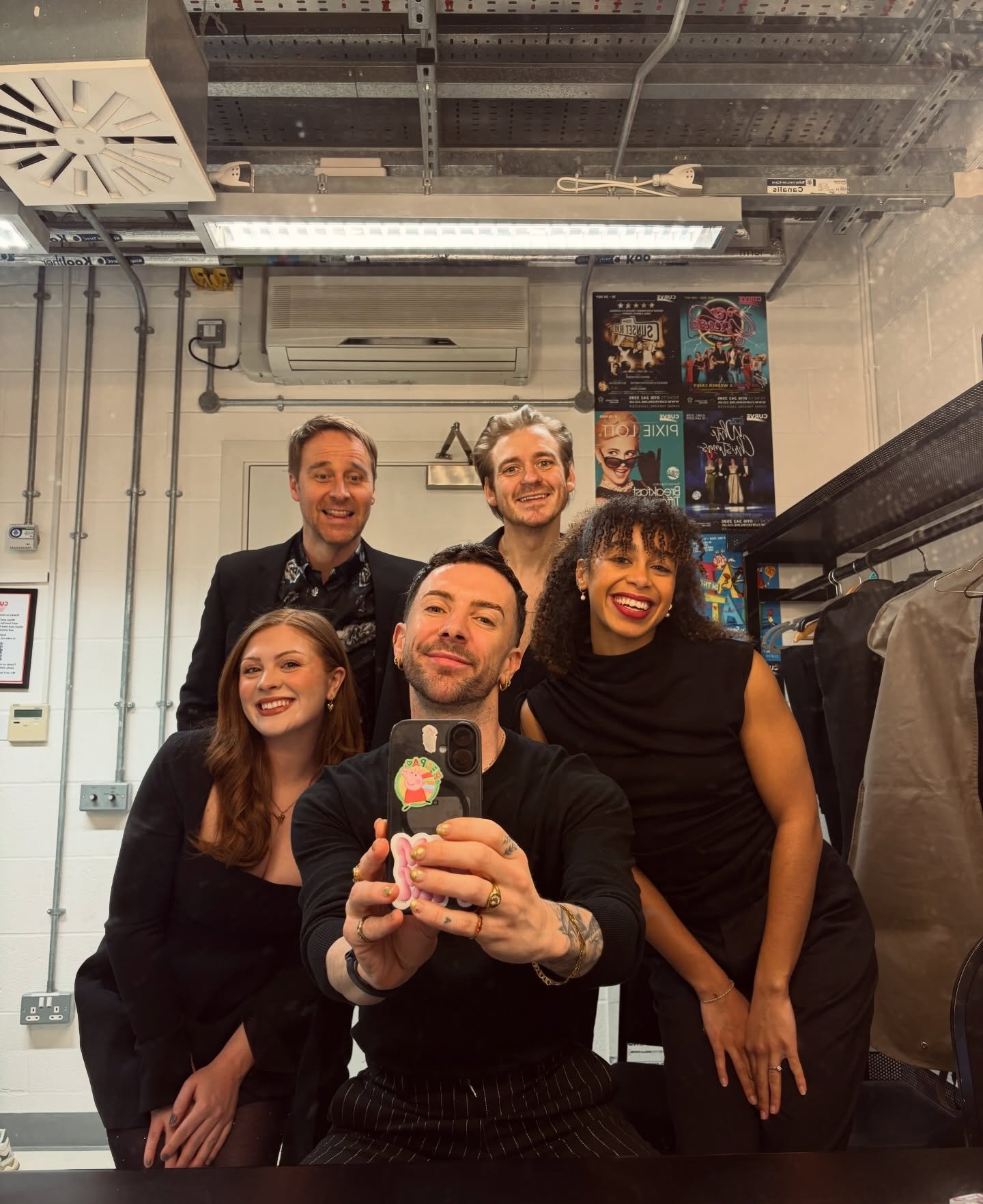 Five hundred, twenty-five thousand, six hundred moments spent together. @jonnyfines @bigfatpeach @lillie.pearl @elsagracewaterfield @curve_leicester