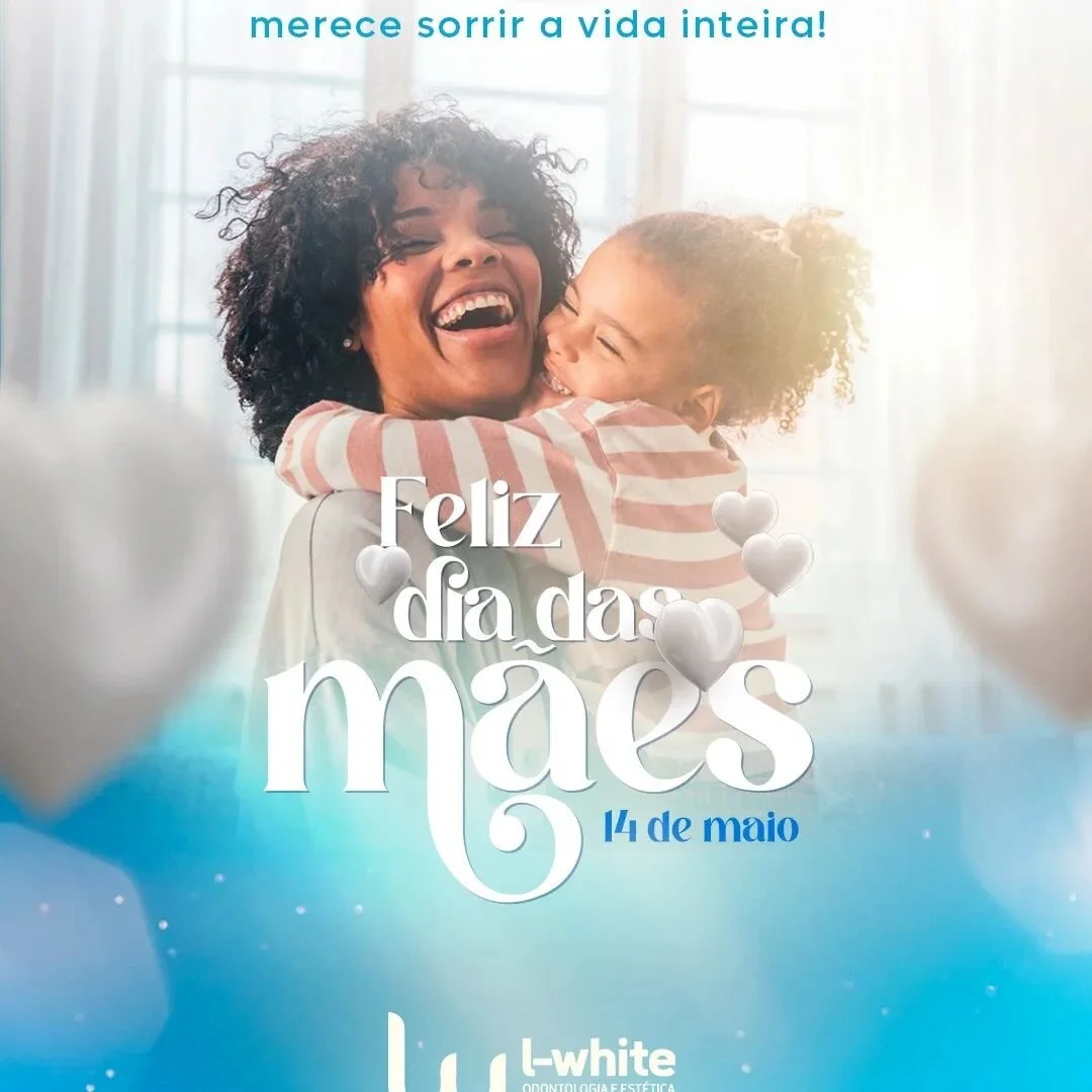 Um sorriso lindo começa com uma mãe incrível! Neste Dia das Mães, queremos homenagear todas as mães e agradecer por cuidarem não apenas dos sorrisos de seus filhos, mas também por serem fonte de amor e