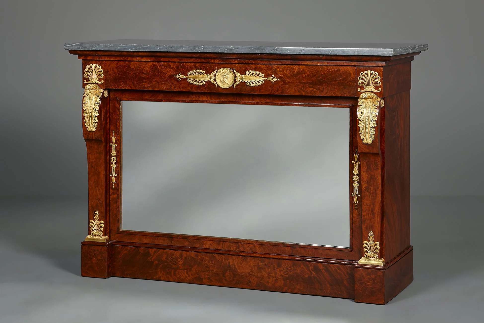 Franse Empire console à vantaux, ca. 1815, 19e eeuw