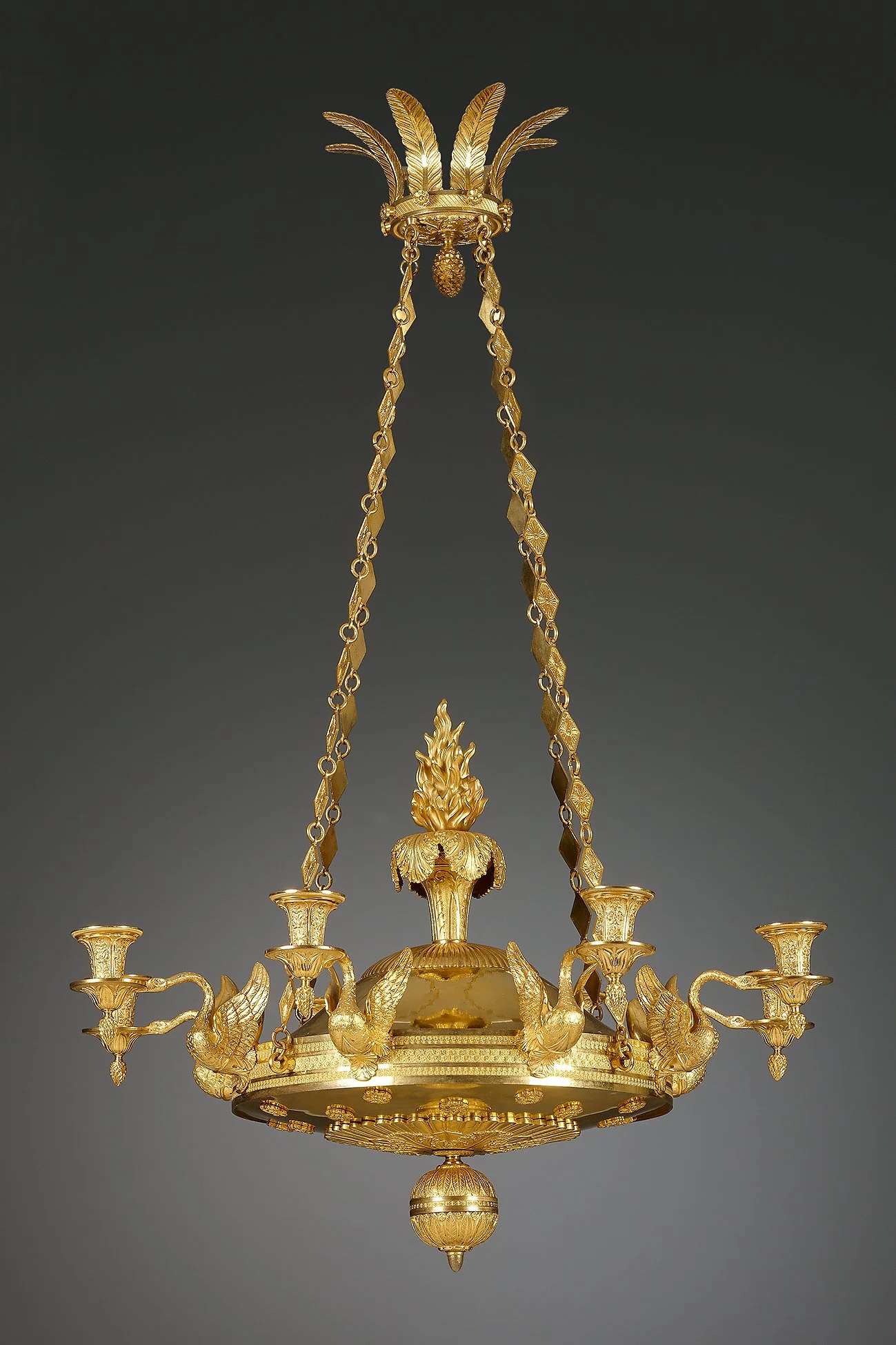 19e eeuwse Franse Empire achtarmige discuskroon, ca. 1810