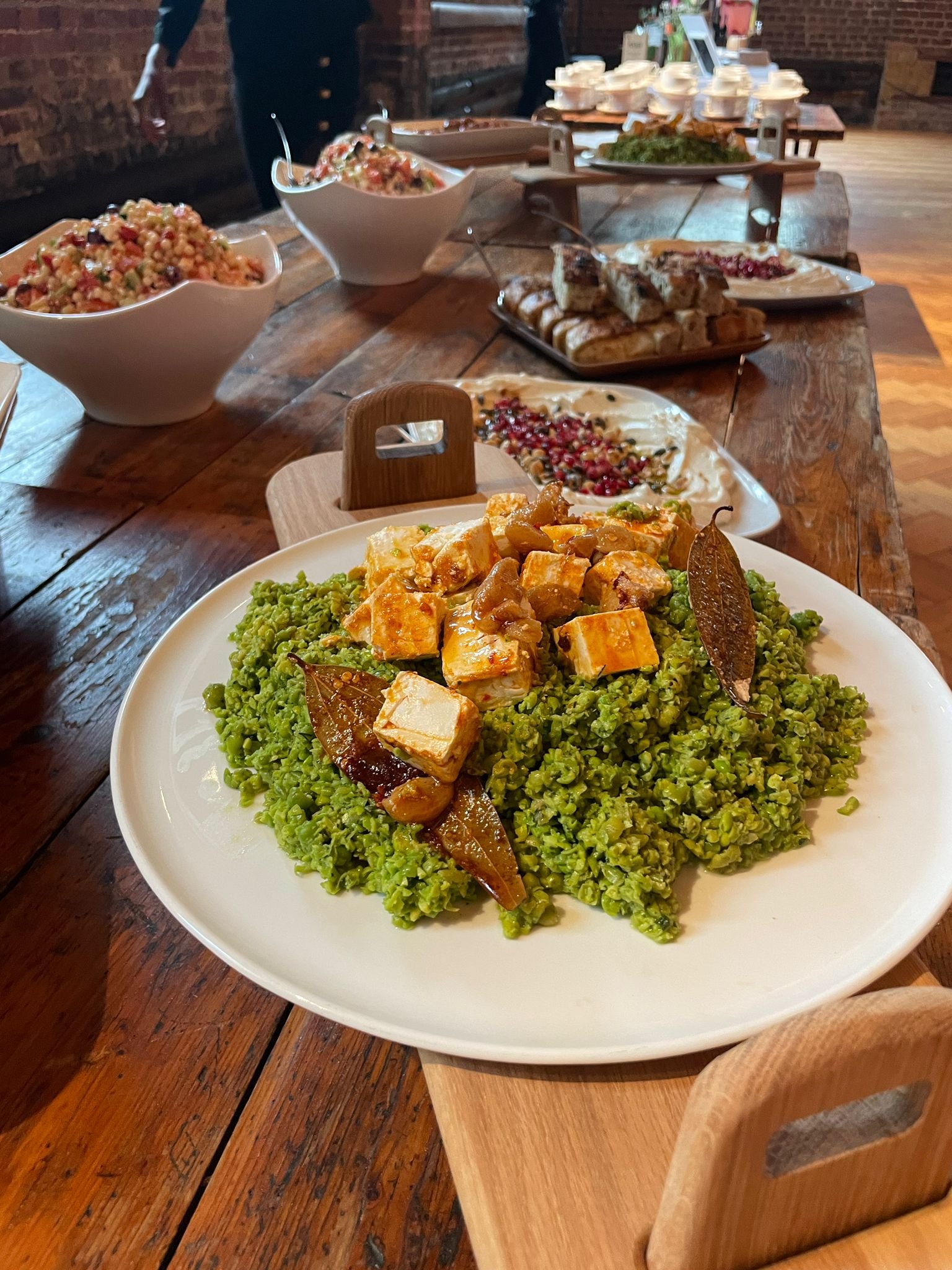 Tofu and Peas Salad
