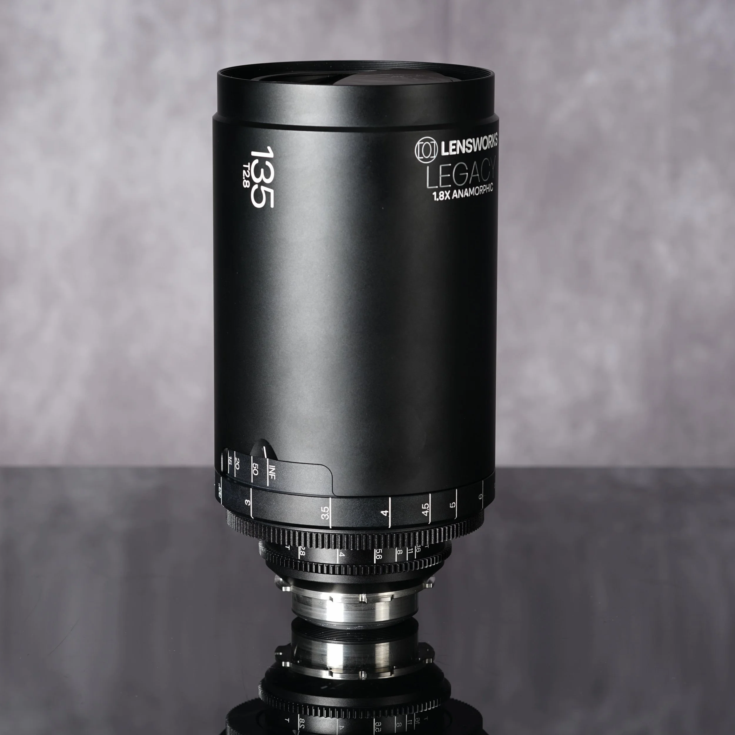 The Legacy 135mm is where compression, character, and large-format anamorphic imaging come together.

Designed and manufactured in Los Angeles, the Legacy series features a true front anamorphic optical design with a 1.8x squeeze factor, delivering t