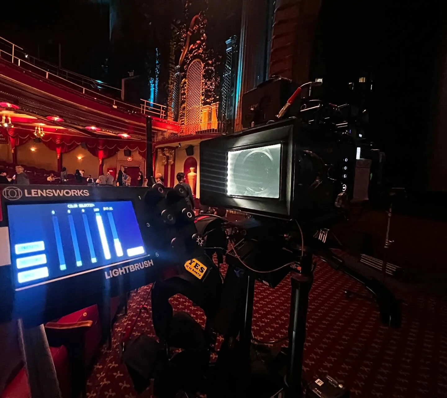 Lensworks lightbrush kits out in the wild!  This particular production started with a low quality product which does not have a stable or reliable wireless connection.  Lightbrush to the rescue with a stable consistent setup ready for demanding produ