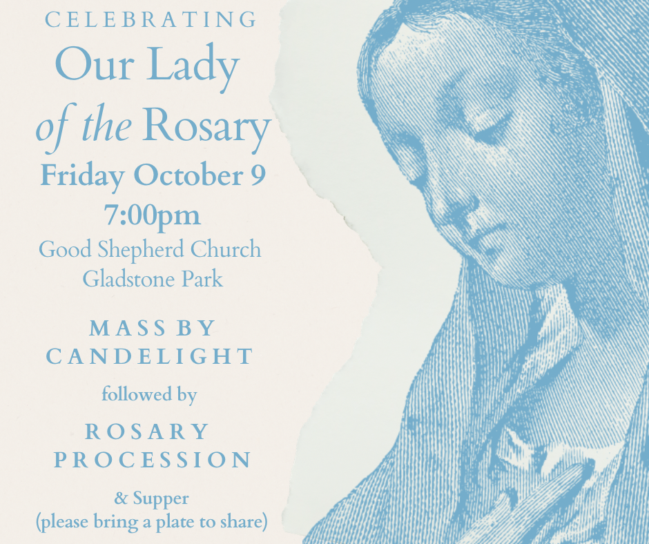 Candlelight Mass for Our Lady of the Rosary