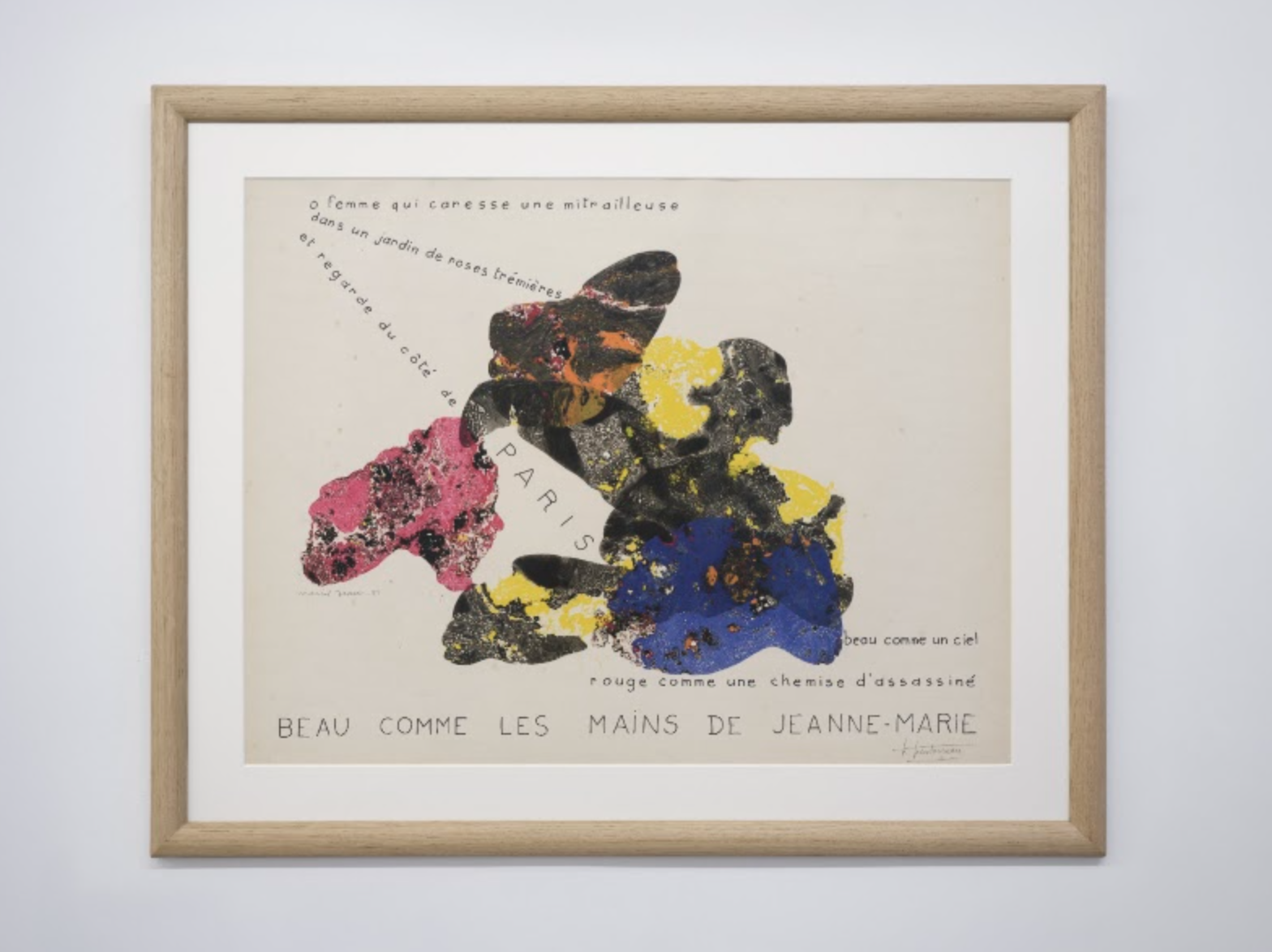 Beau comme les mains de Jeanne-Marie, Marcel Jean, Henri Pastoureau, Courtesy Galerie Boquet