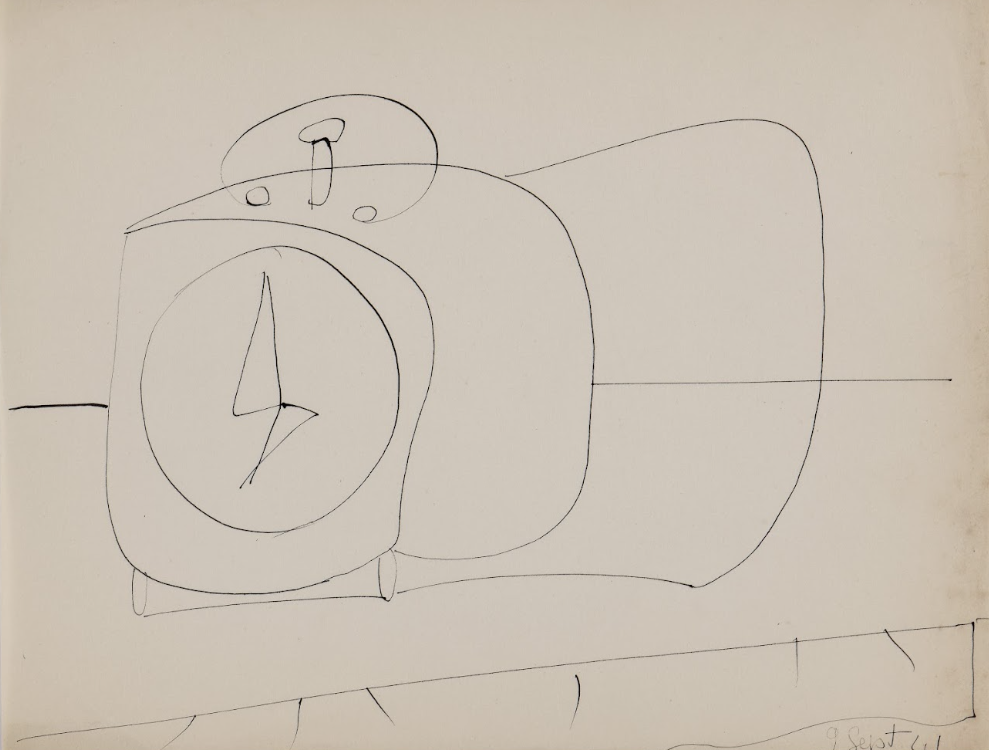 Réveil et verre, Dora Maar, Courtesy Galerie Boquet 