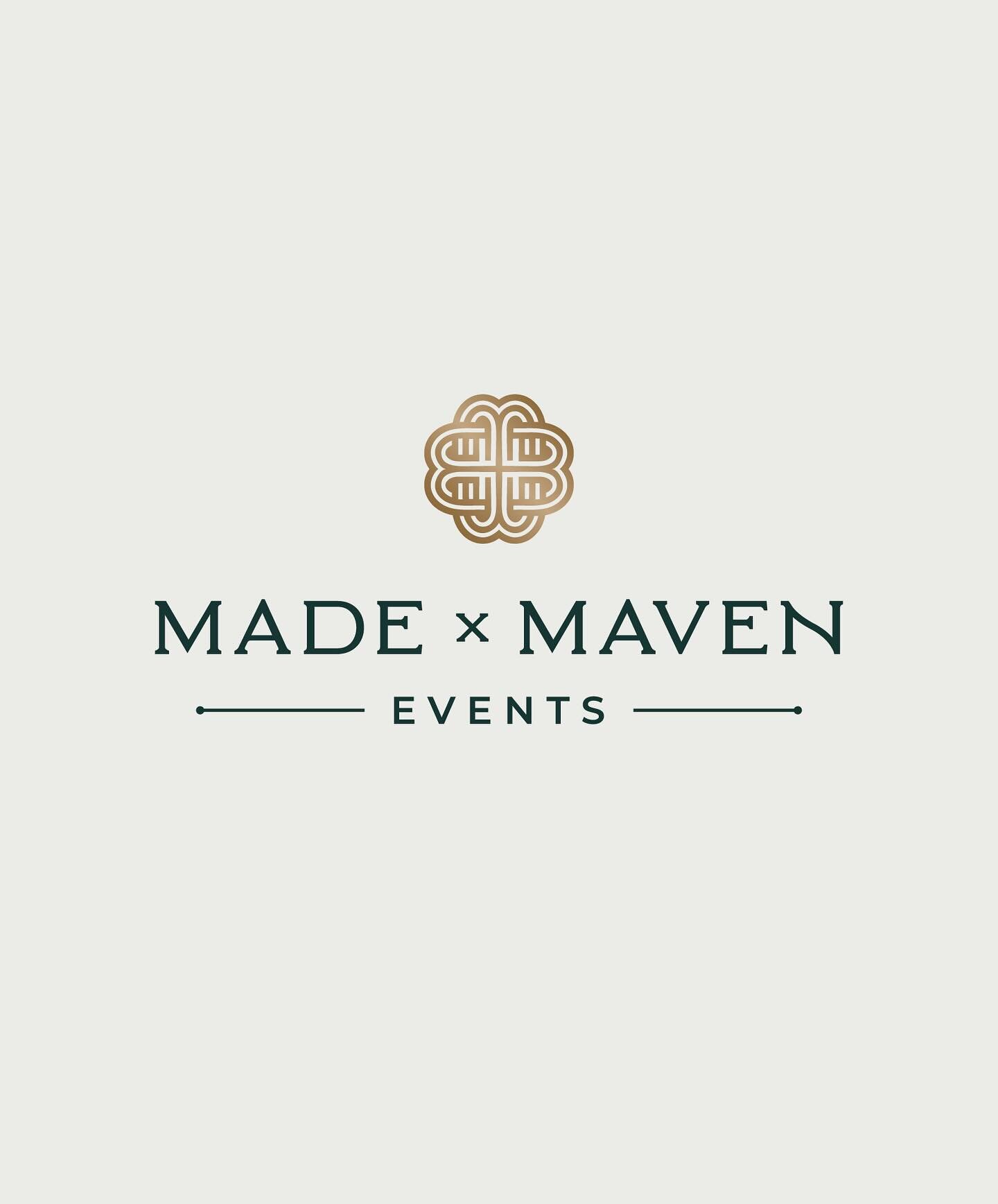 Love getting our hands on a luxe, moody brand. 🤌🏻 Here is a look at one of our latest designs for @madebymavenevents , an event company for corporate &amp; nonprofit events based out of Nashville, TN!