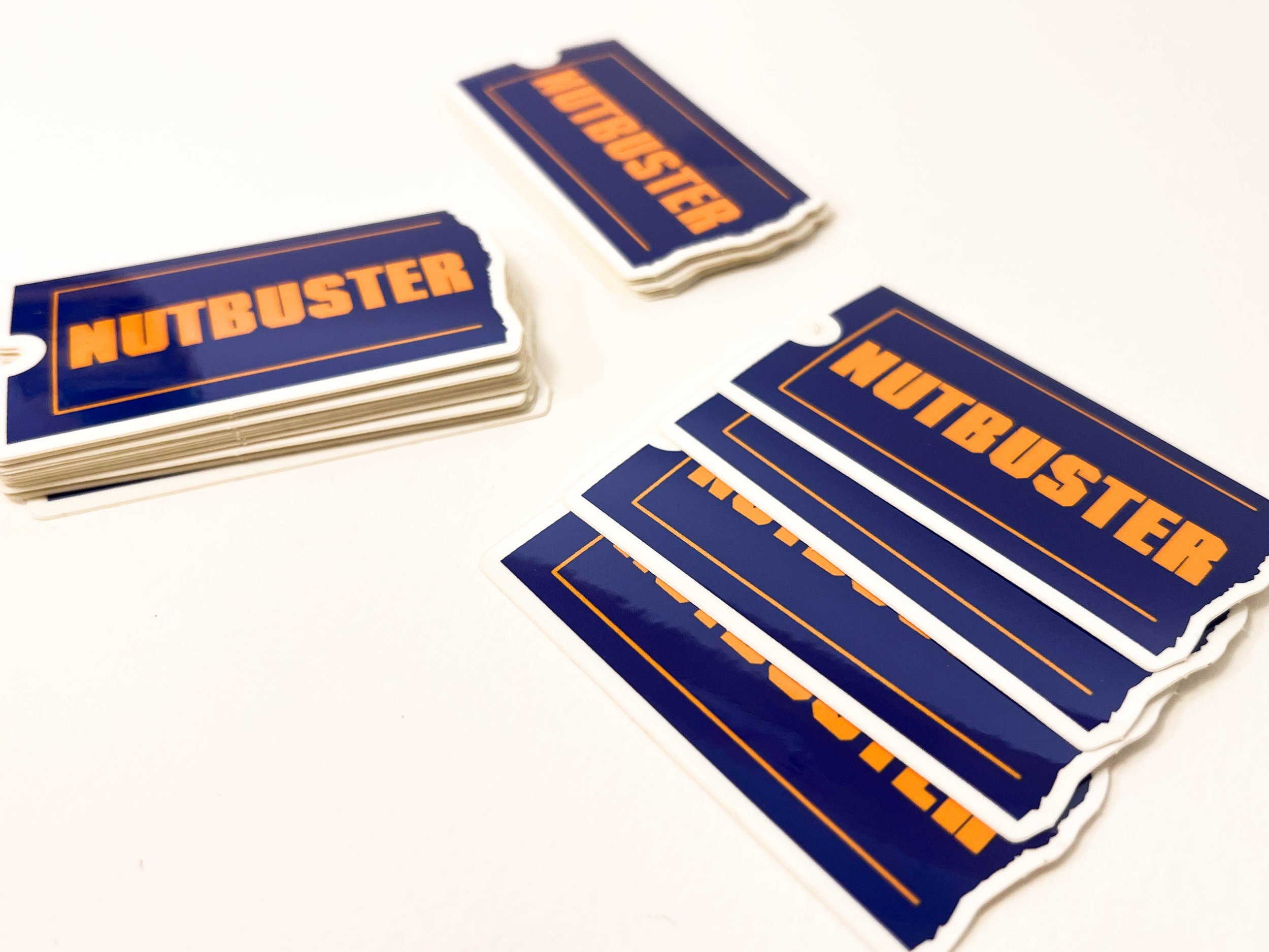 Retro “Nutbuster” |  Glossy Vinyl Sticker
