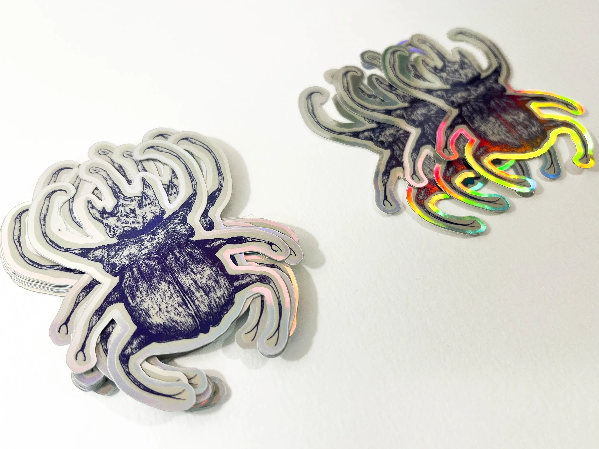 Blue Beetle | Holographic/Glossy Sticker