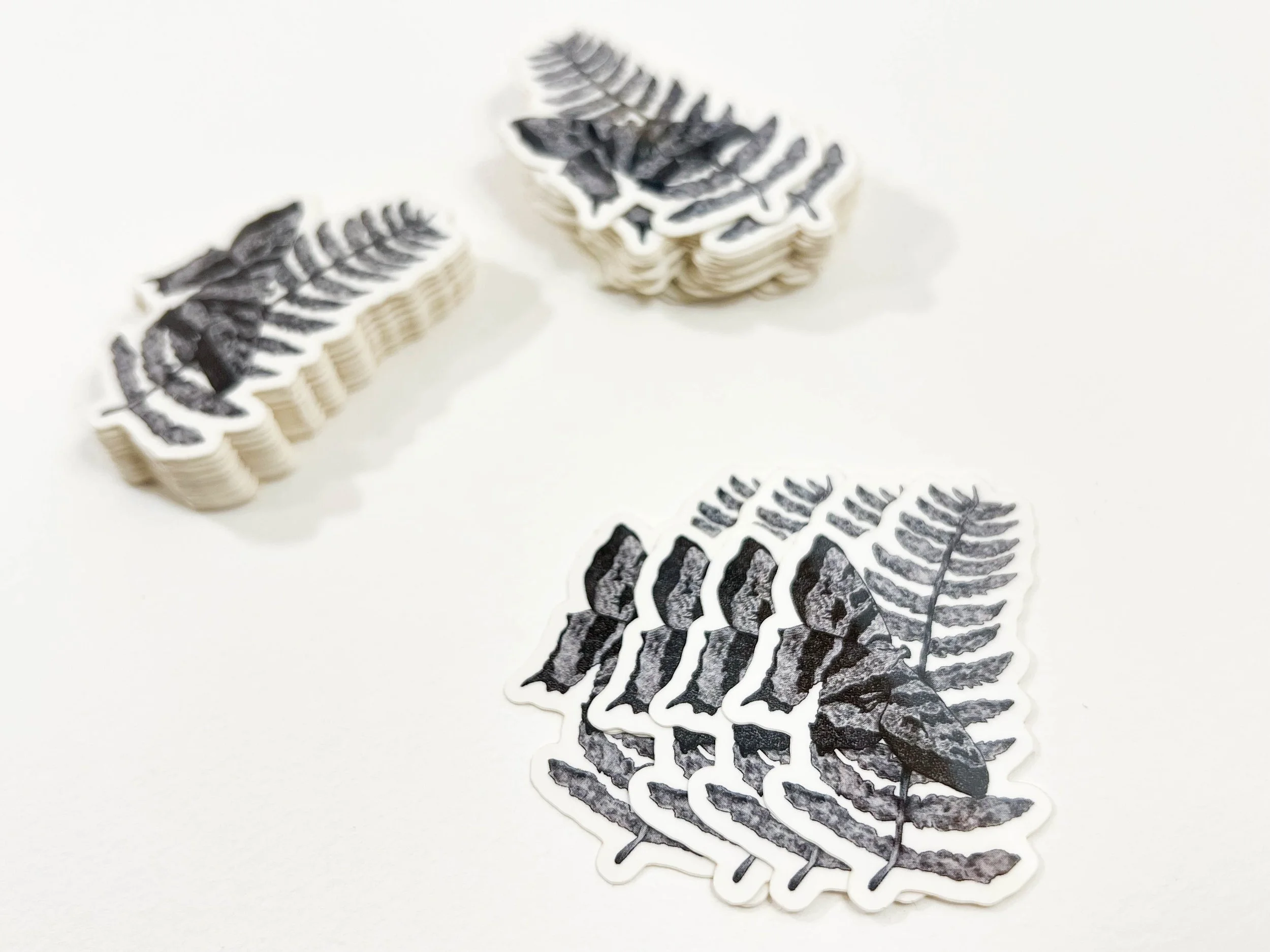 The Butterfly and The Fern | Glossy Vinyl Sticker