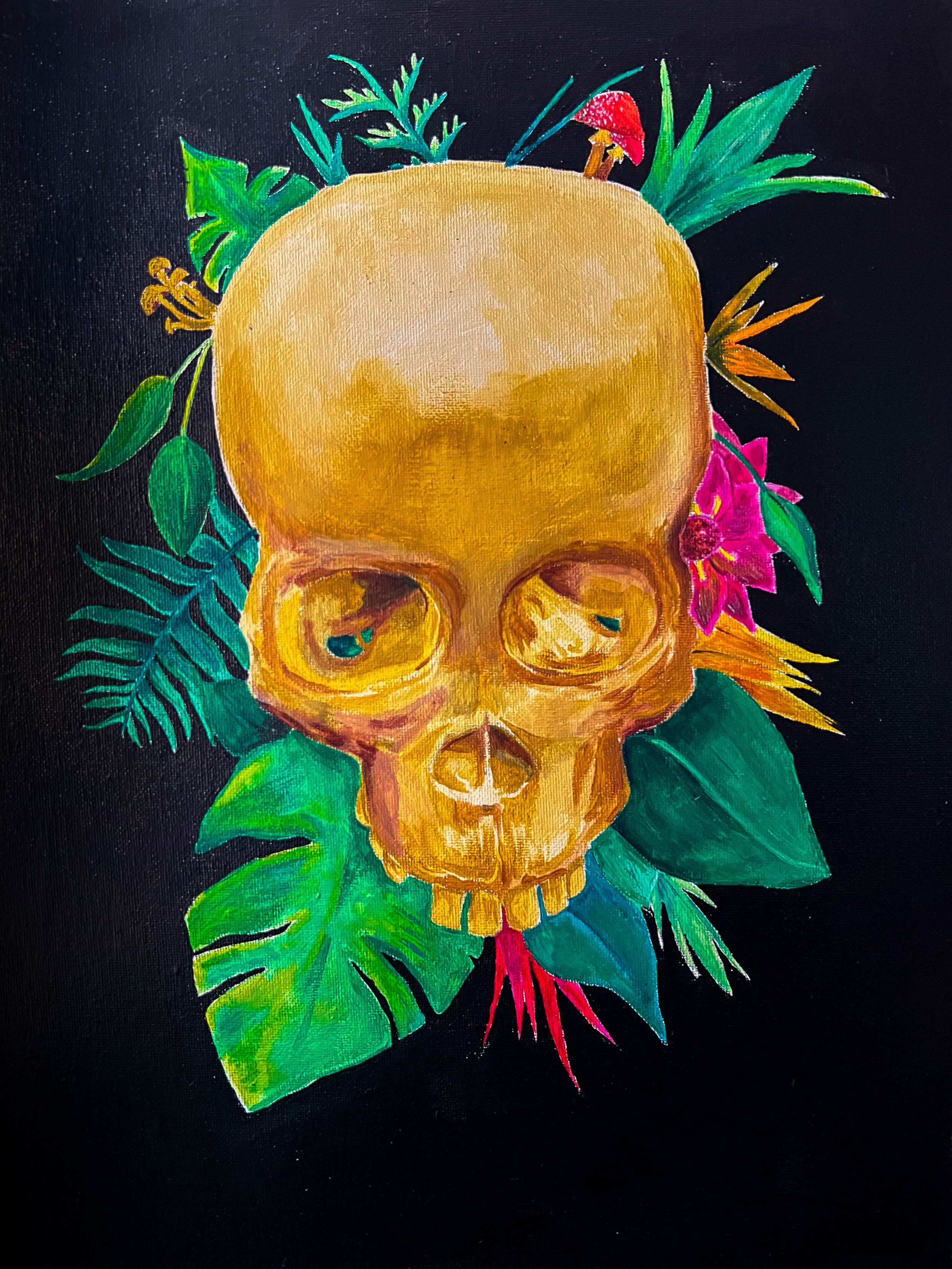 "Behind Life There's Death, Behind Death There's Life" (11x14)