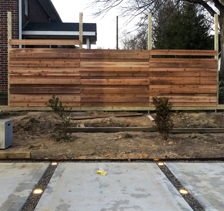 GetawayGVL — Modern Cedar Fence