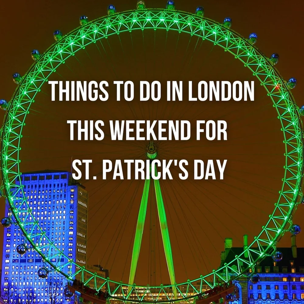 St Patrick&rsquo;s Day is coming up soon! Here are some ideas of things to do in London ☘️✨ 

1. Trafalgar Square Festival (17 March 2024): Enjoy Irish arts, culture, food, and music, plus family entertainment in partnership with the London Irish Cen